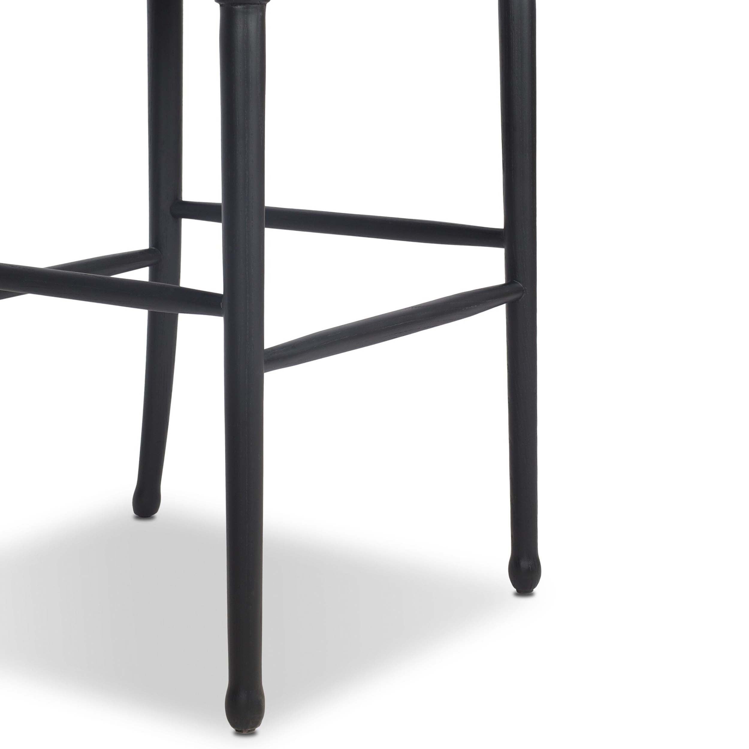 Fayth Bar + Counter Stool, Stained Black Ash