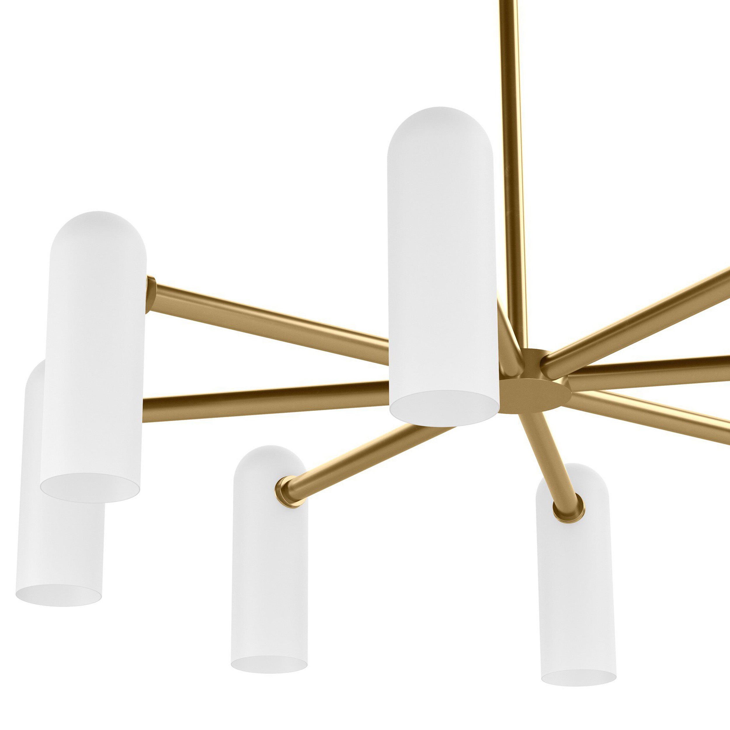 Odyssey Round Md Chandelier, Burnished Brass