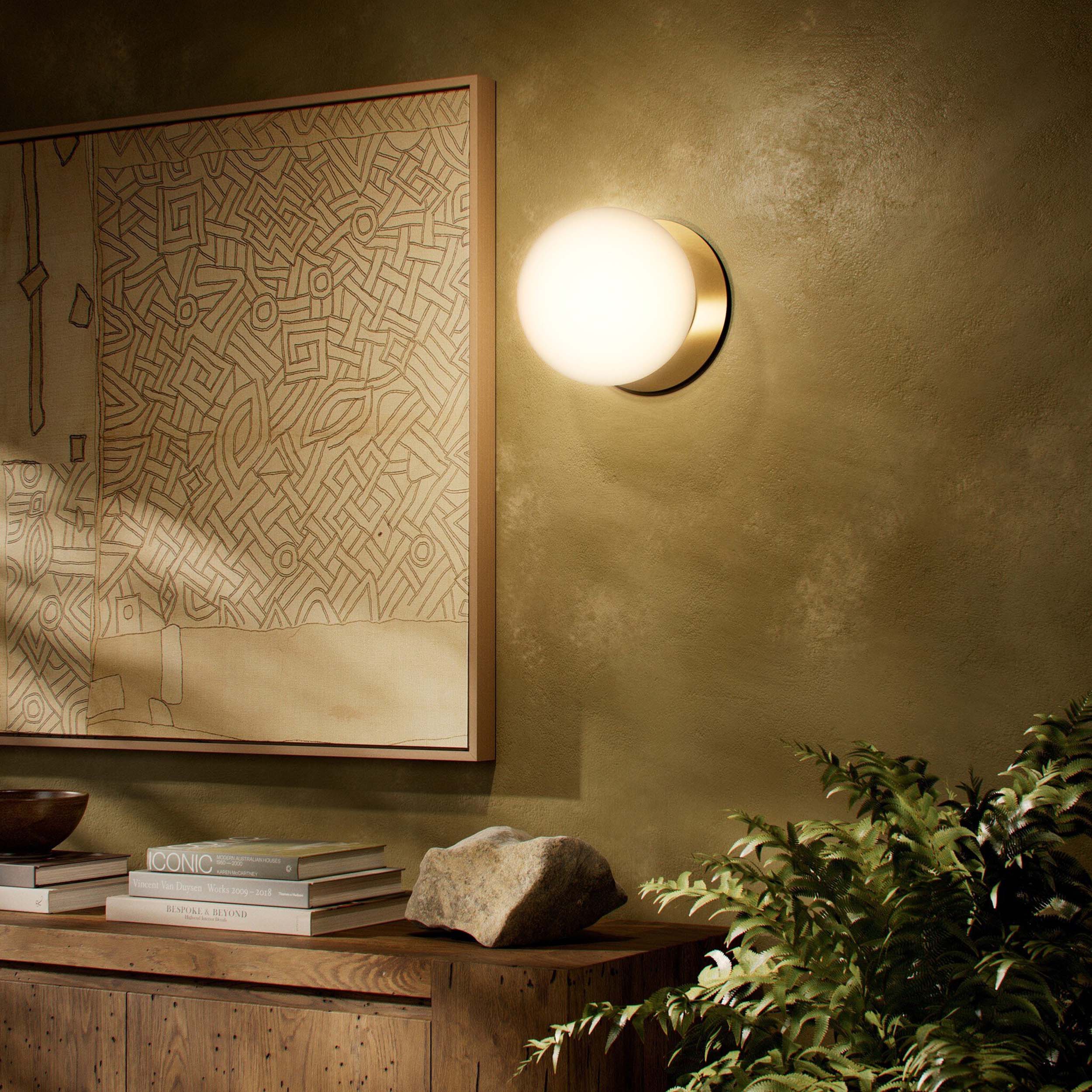 Pulsar Sconce, Burnished Brass