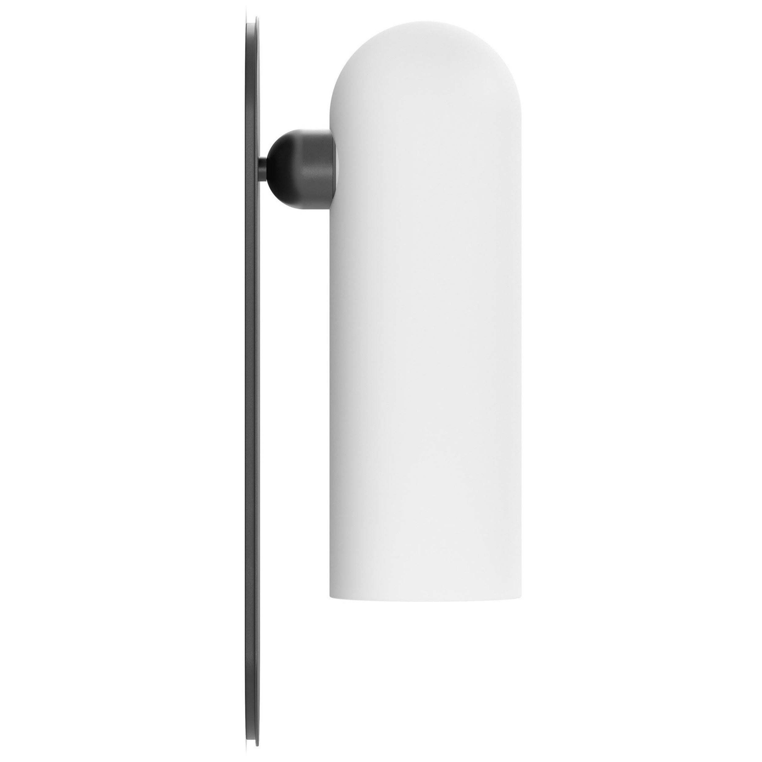 Odyssey Sconce, Black Gunmetal, Opal Matte Glass