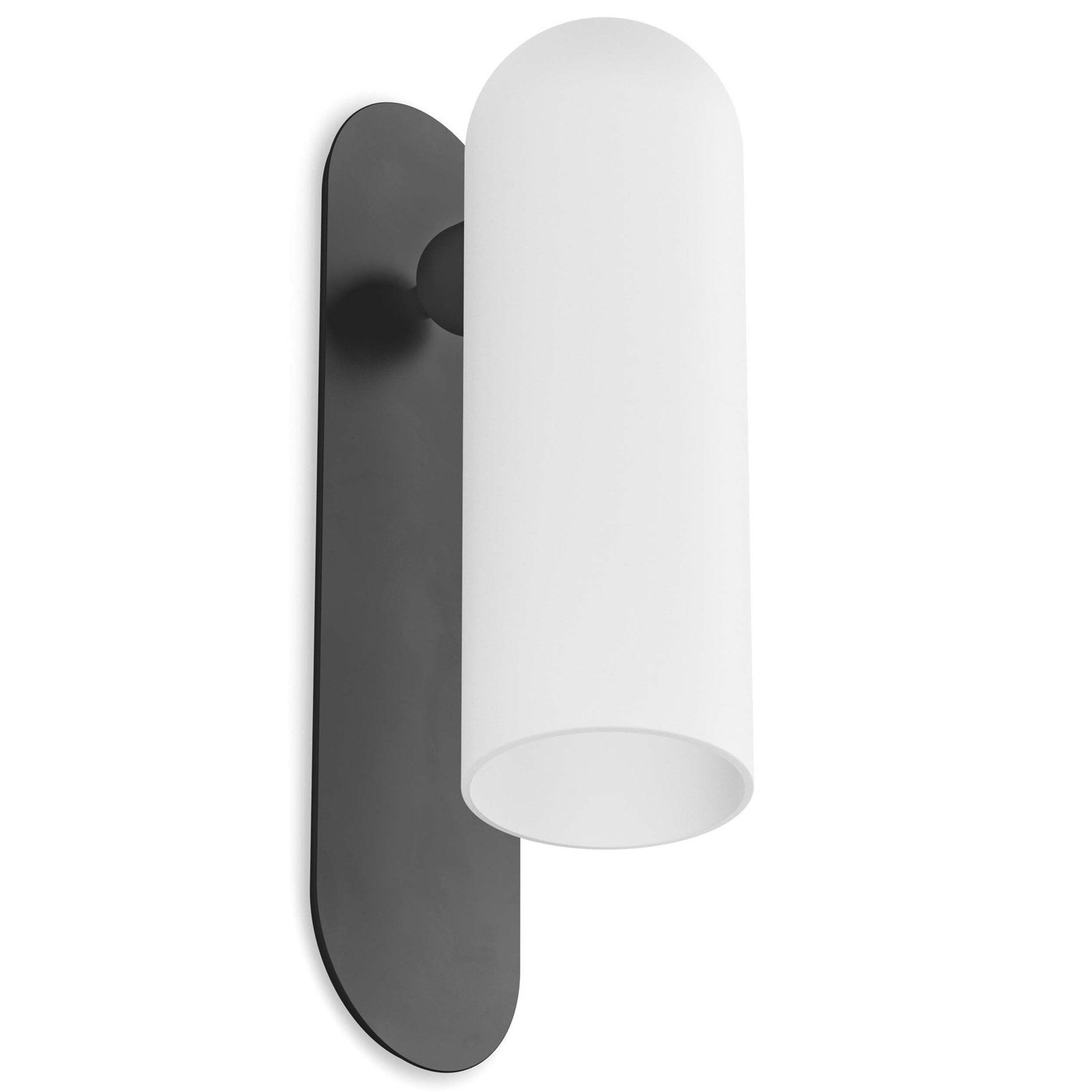 Odyssey Sconce, Black Gunmetal, Opal Matte Glass