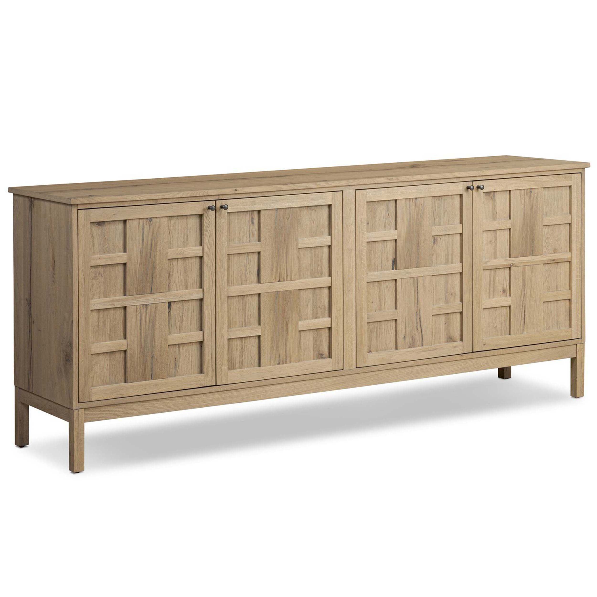 Alessio Sideboard, Aged Natural Oak Veneer