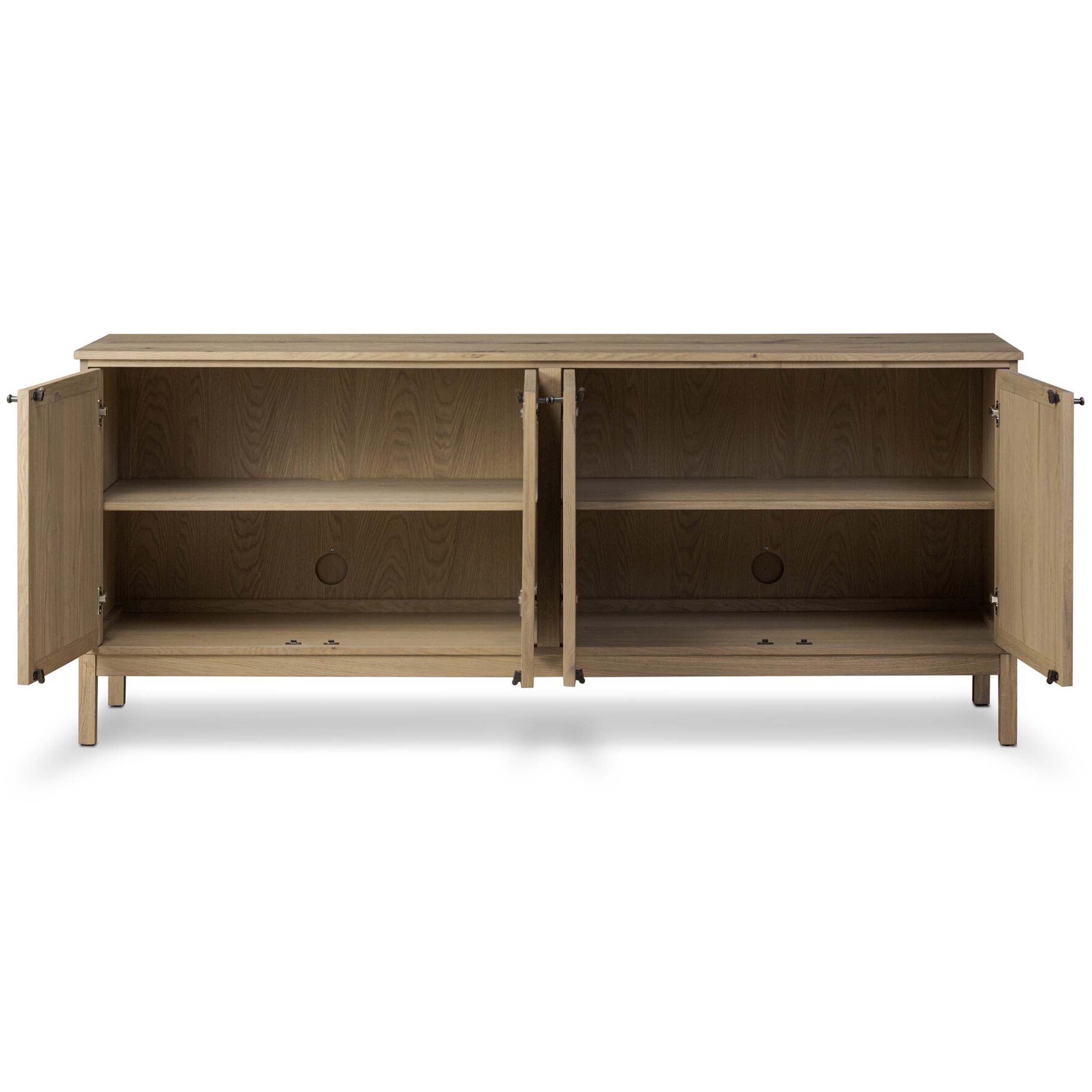 Alessio Sideboard, Aged Natural Oak Veneer