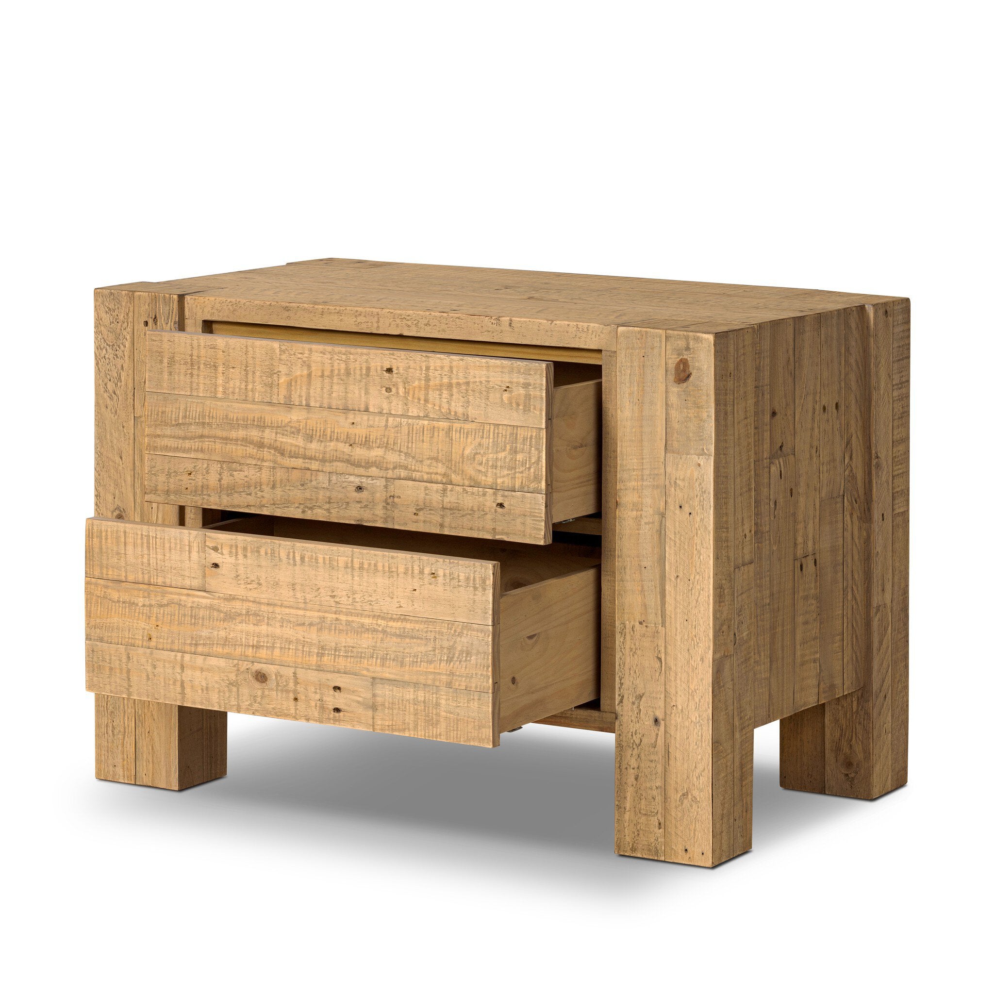 Perot Nightstand, Light Blonde Pine