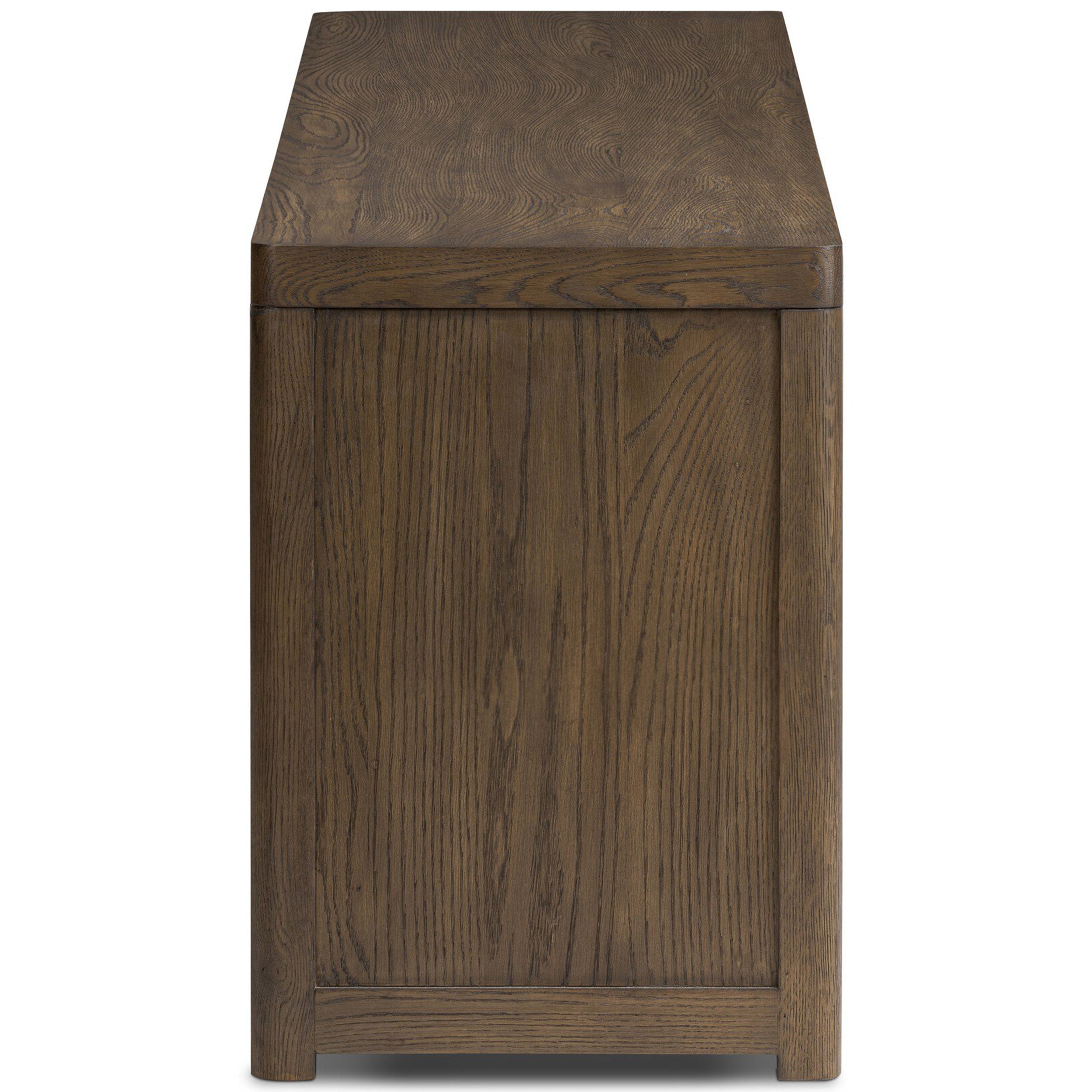 Miko Media Console, Fawn Oak Veneer