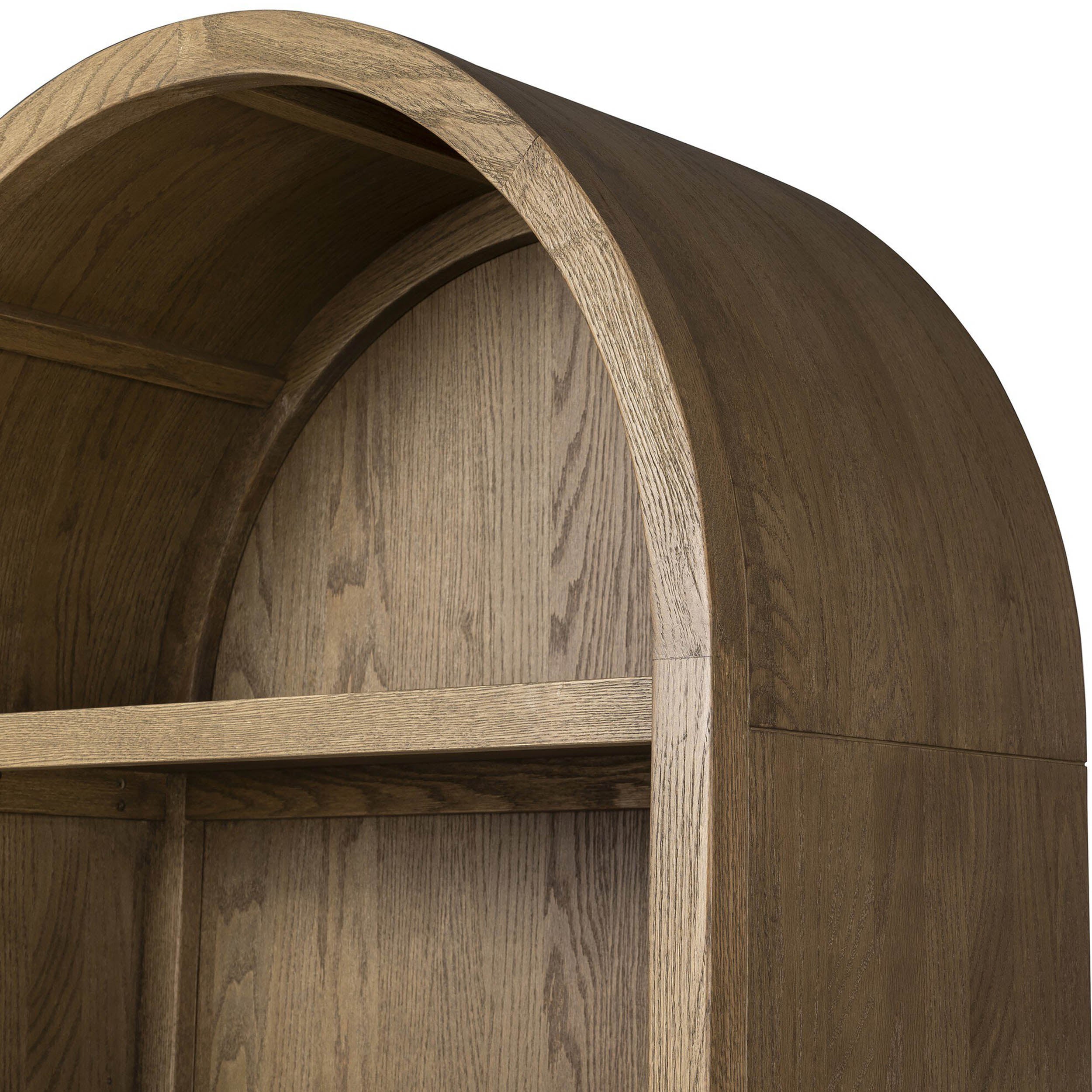 Tolle Bookcase, Drifted Oak Solid