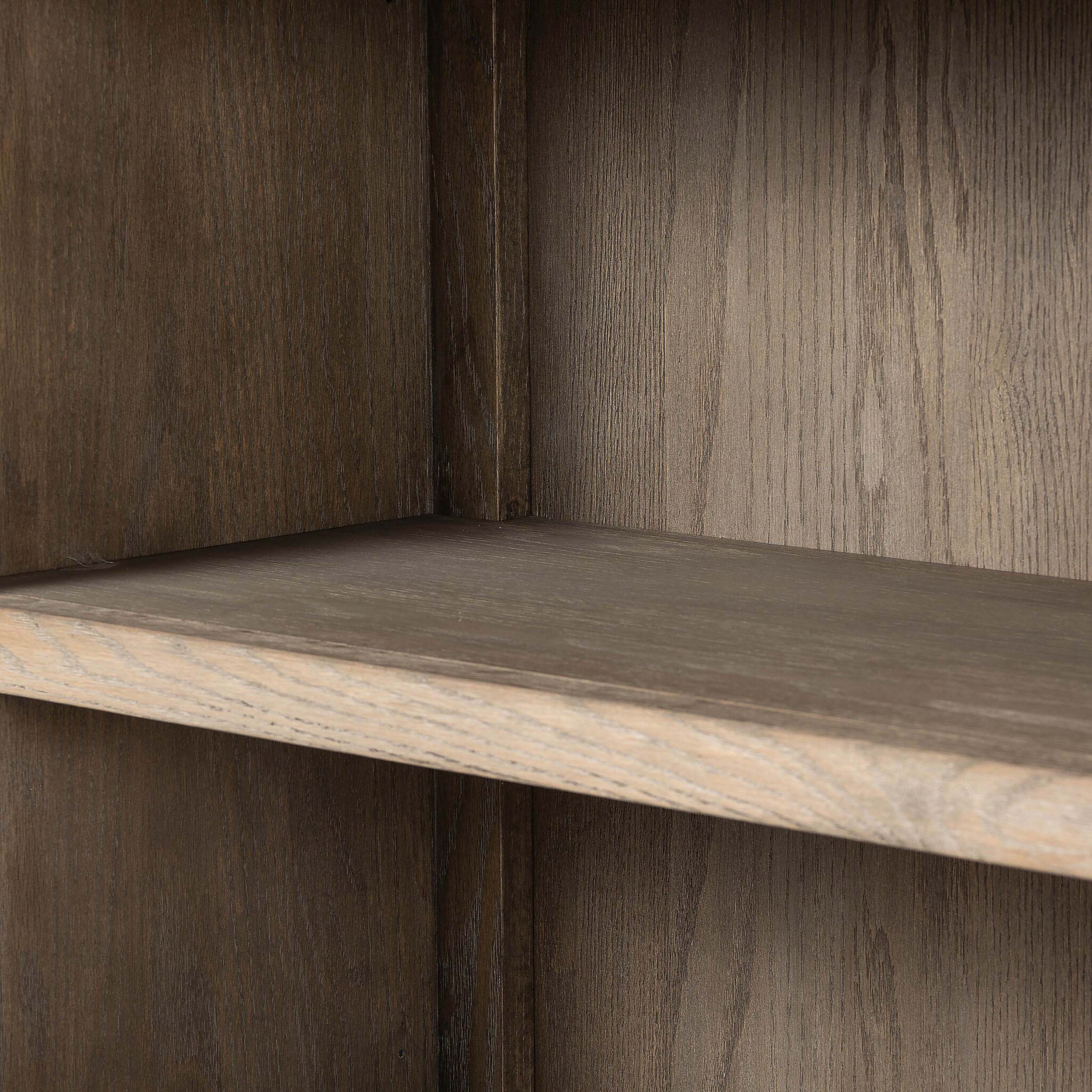 Tolle Bookcase, Rustic White Solid