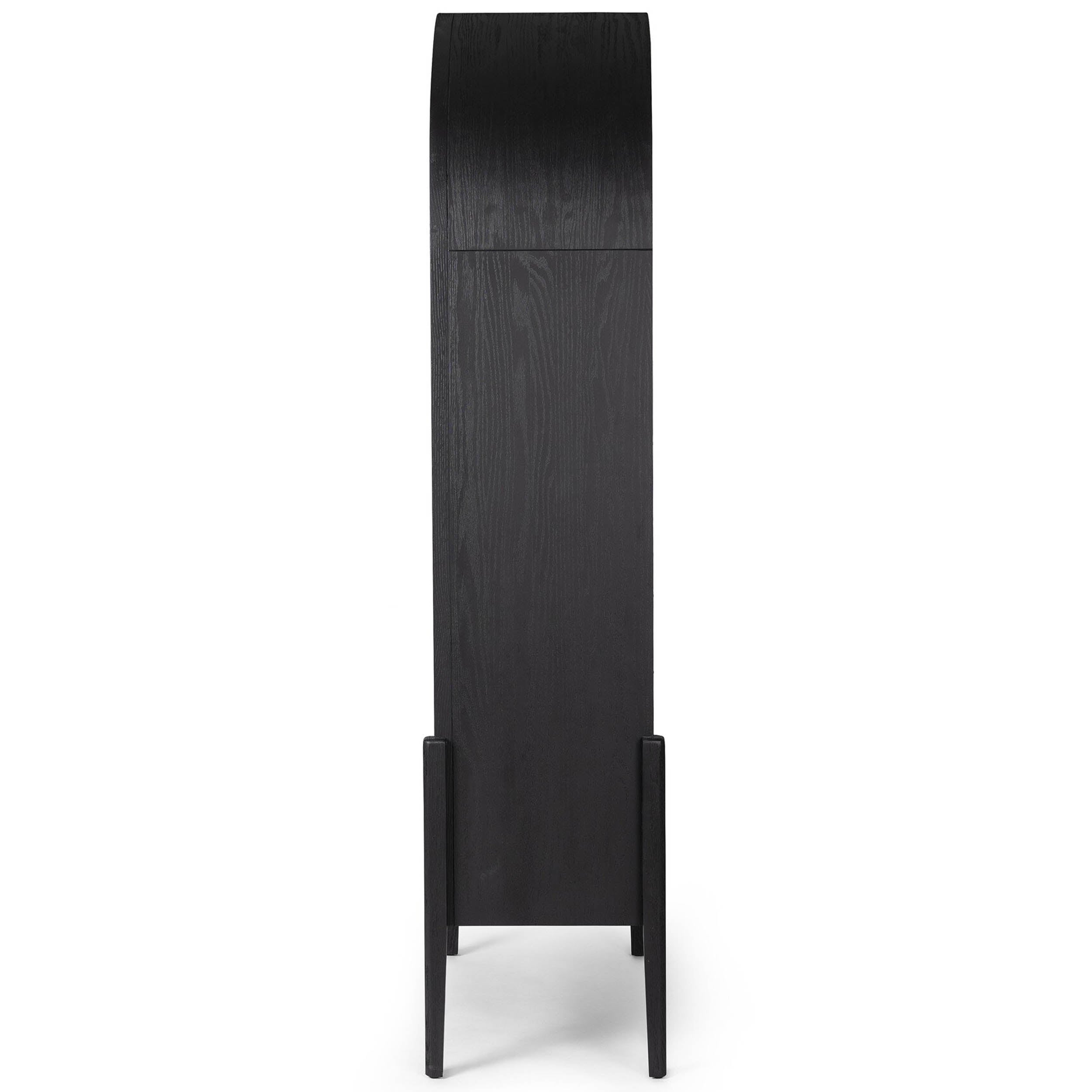 Tolle Bookcase, Drifted Matte Black/Black Shelves