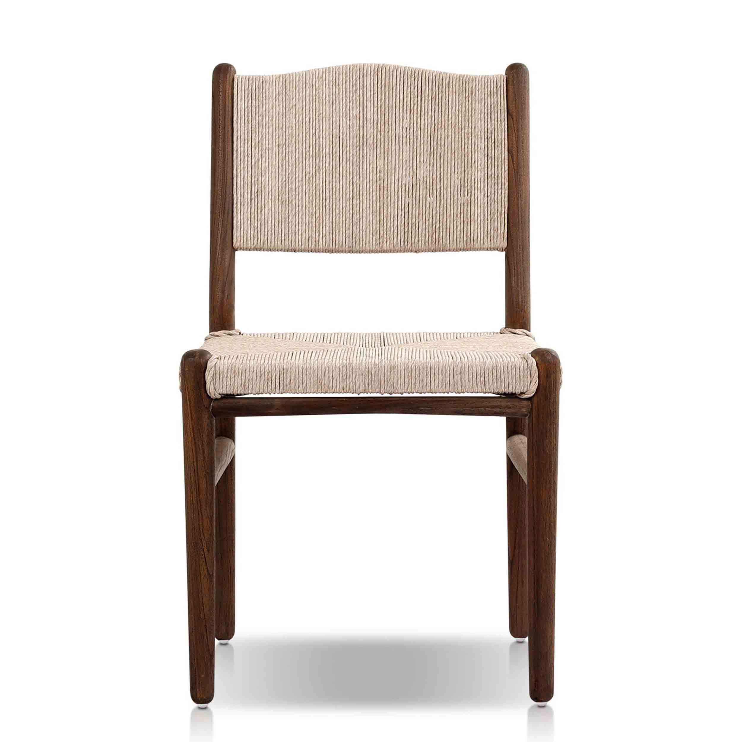 Herrin Outdoor Dining Chair, Vintage White