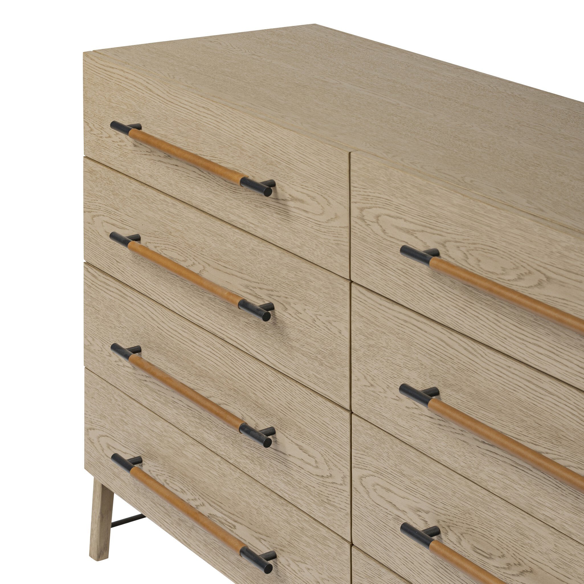 Rosedale 8 Drawer Dresser, Yucca Oak Veneer