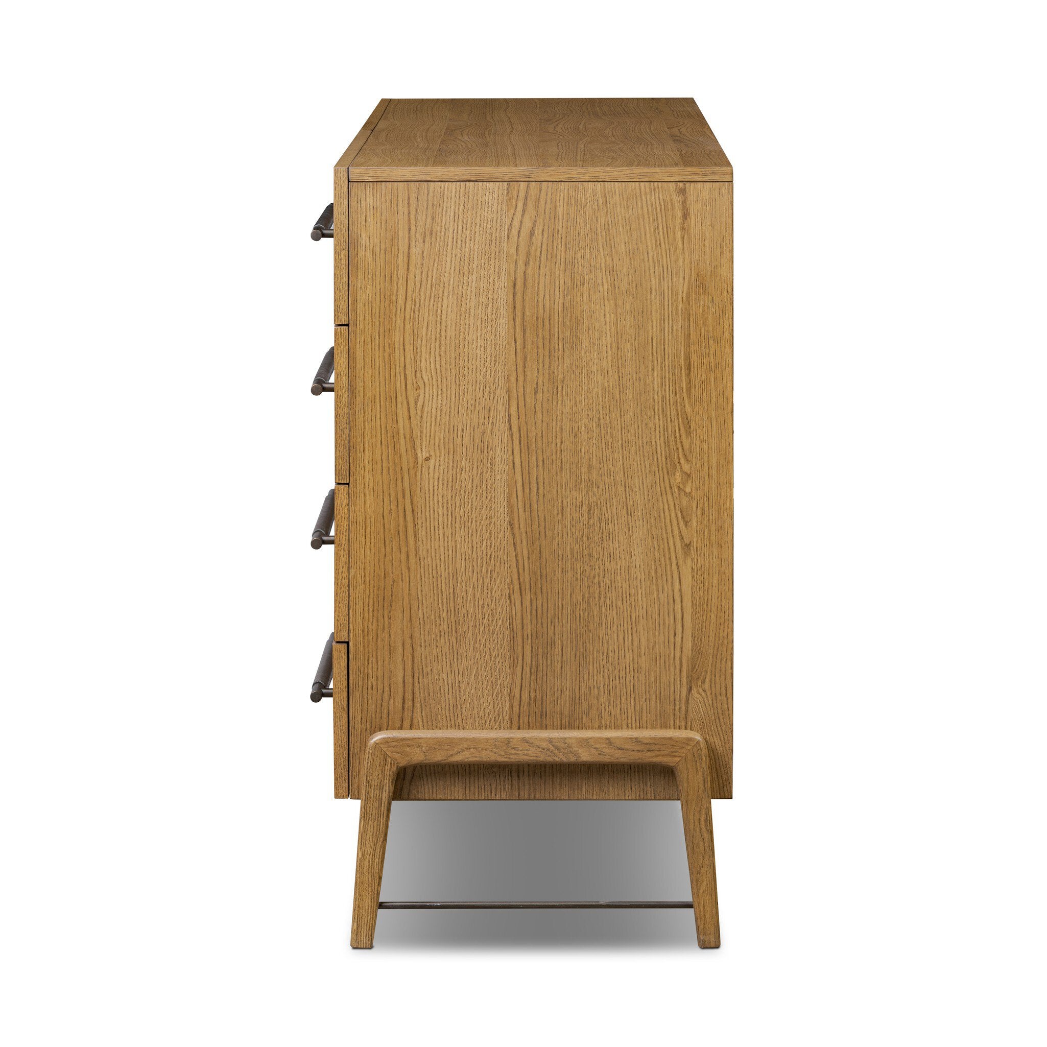 Rosedale 8 Drawer Dresser, Amber Oak Veneer