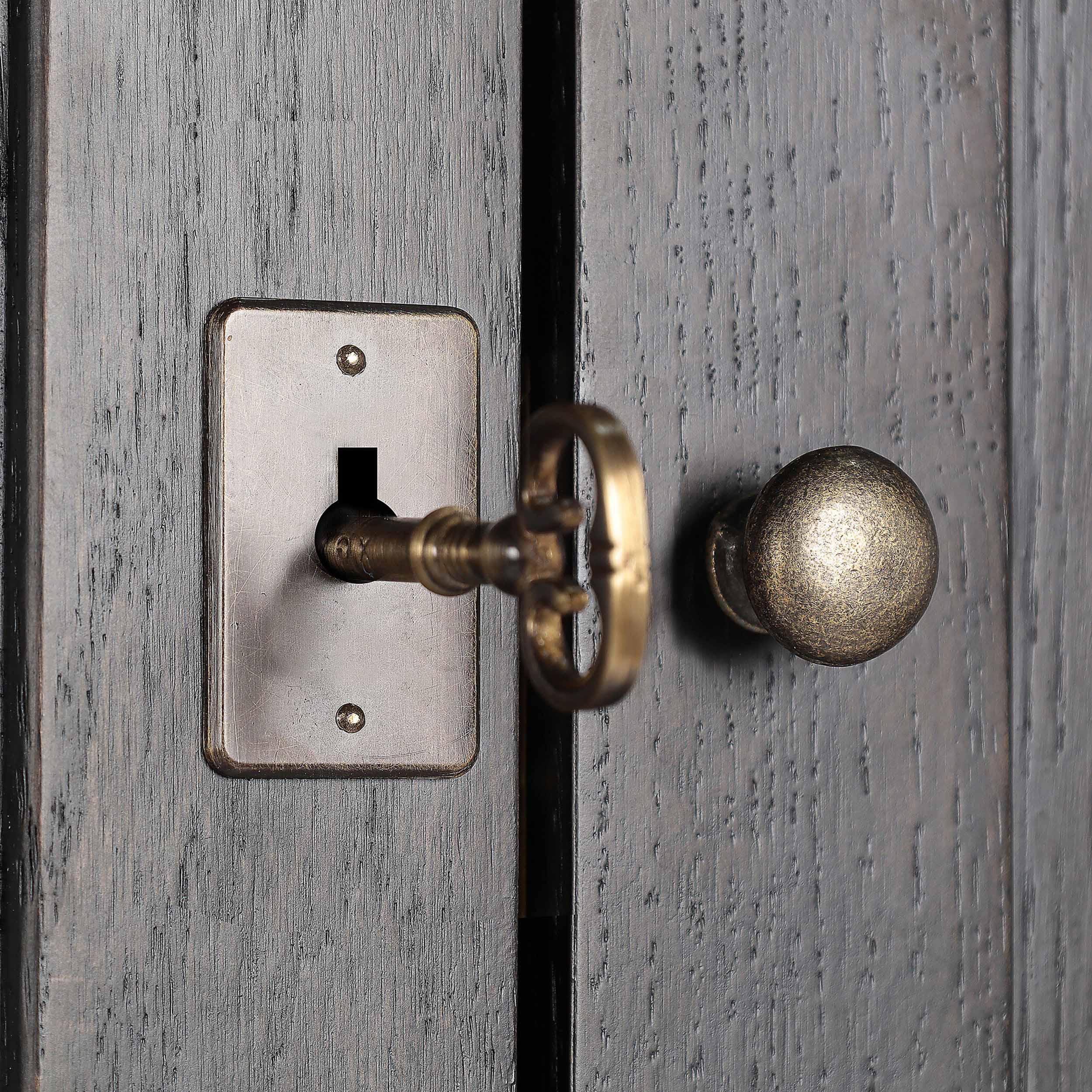 Darts Cabinet, Brushed Brass