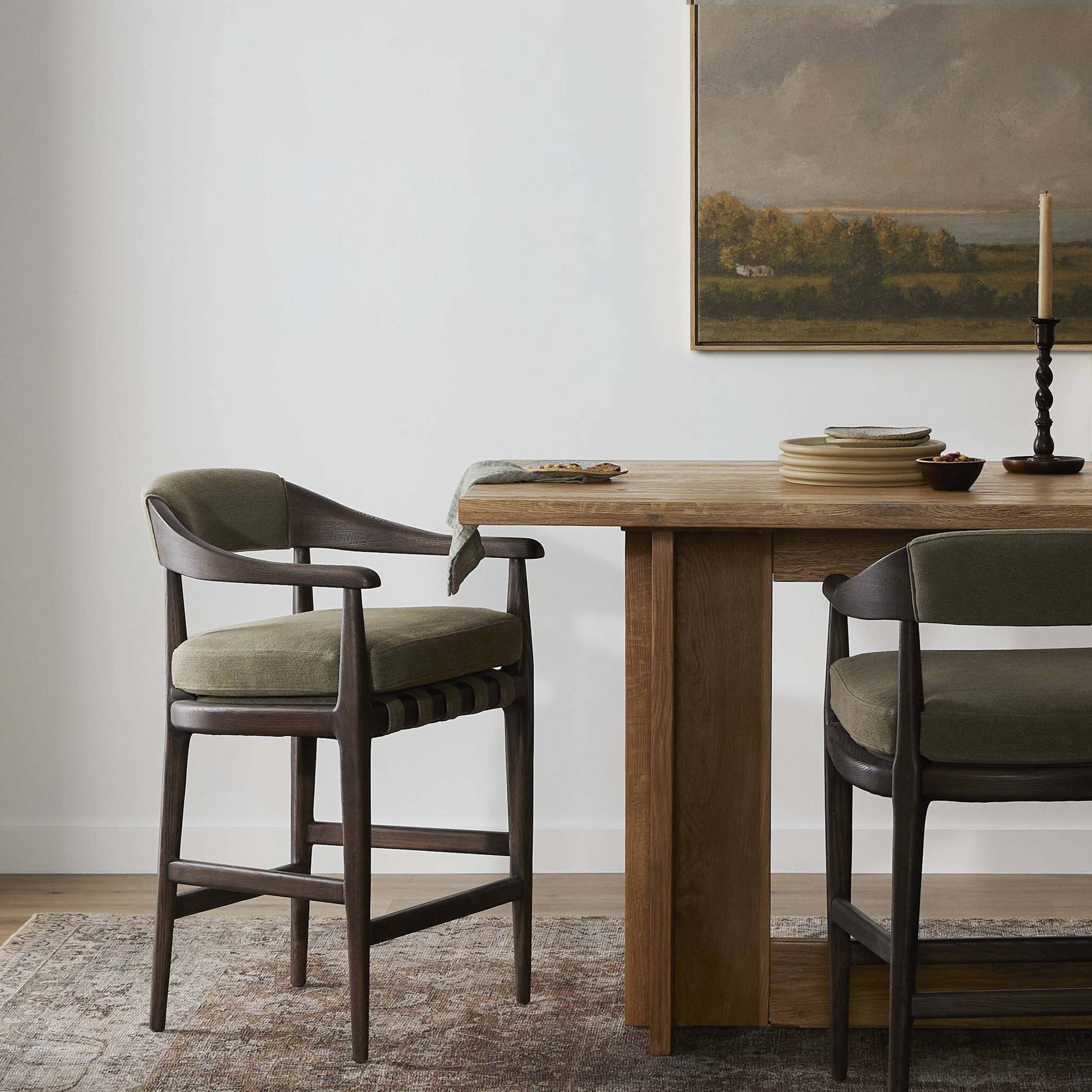 Dane Counter Stool, Broadway Olive