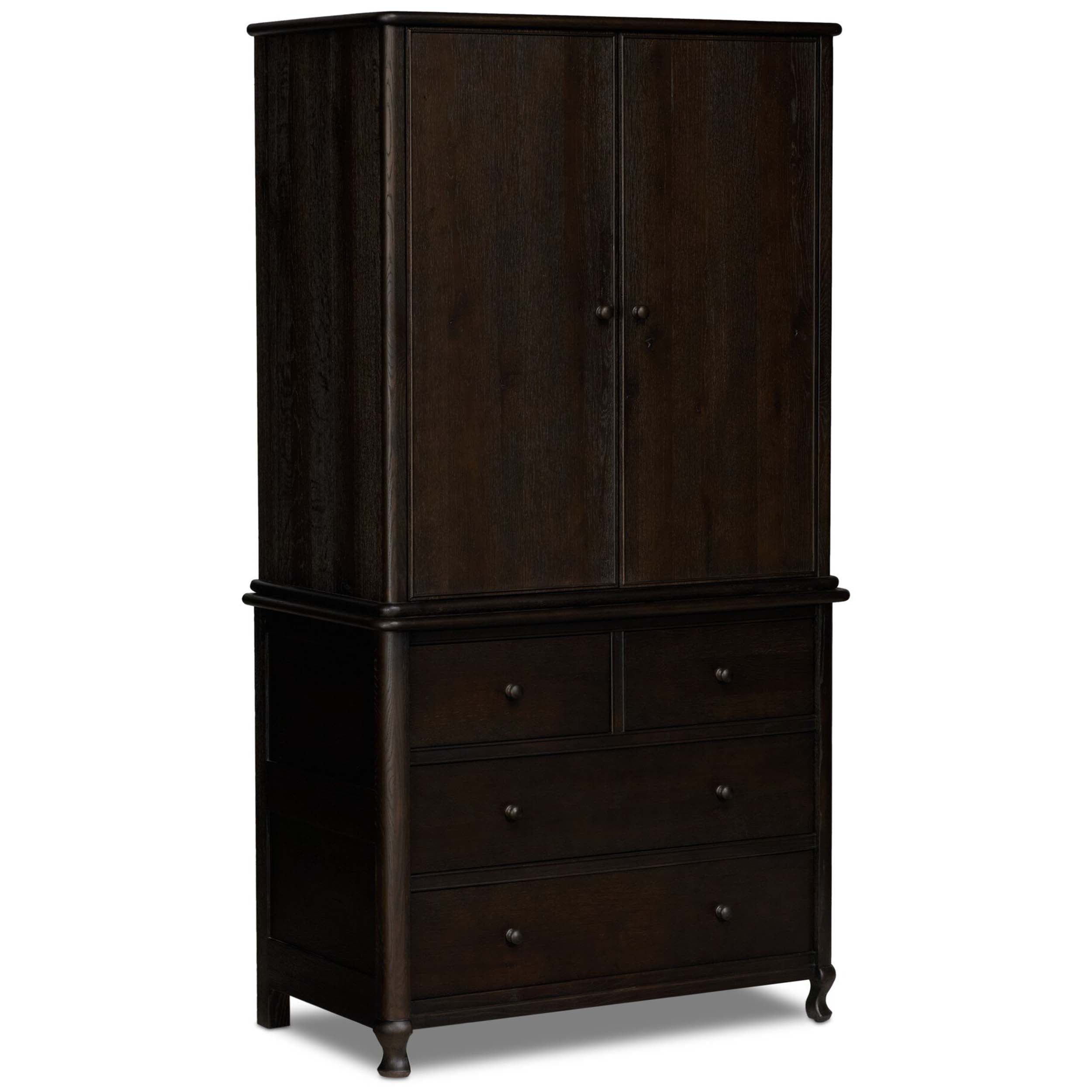 Pika Armoire, Smoked Black Oak Veneer