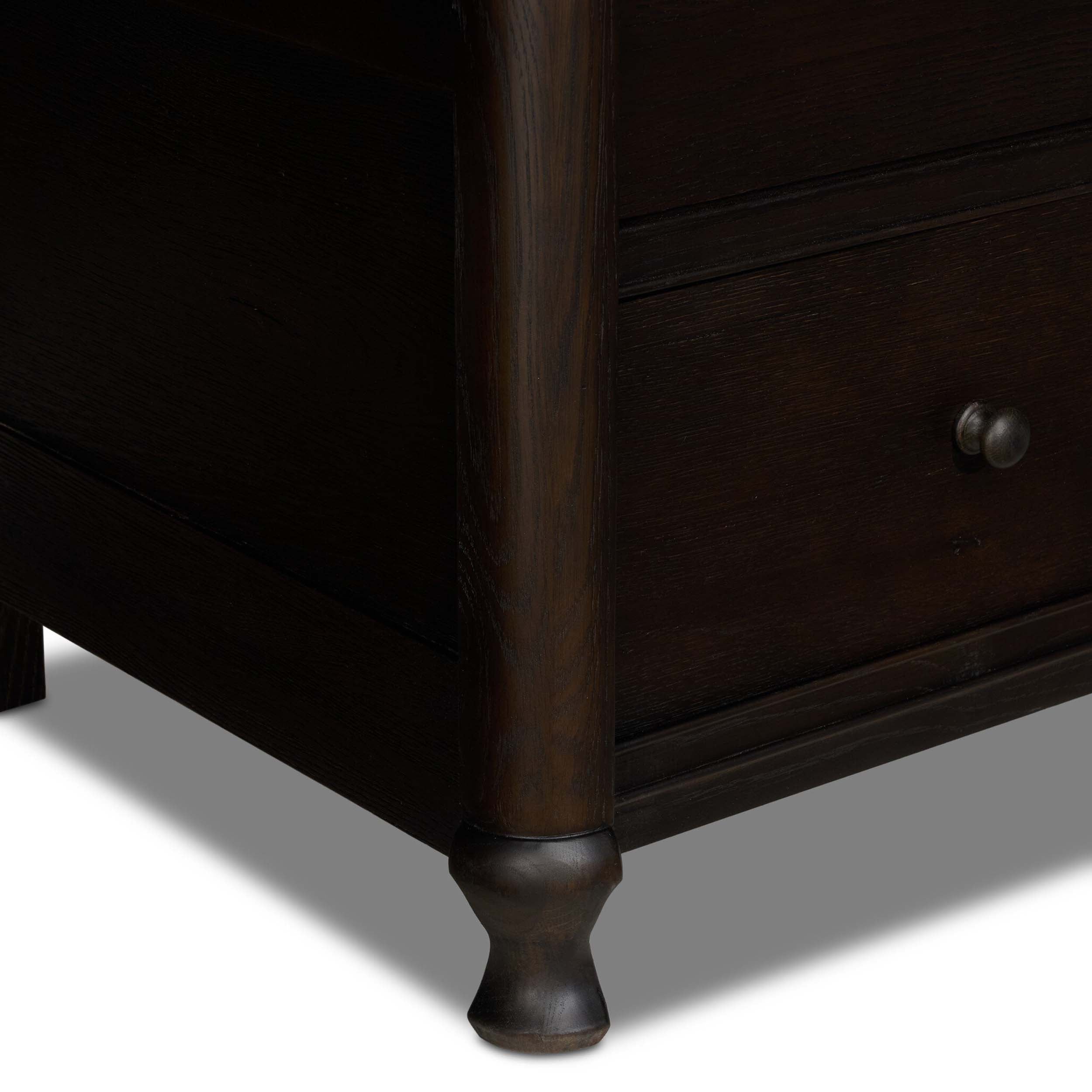 Pika Armoire, Smoked Black Oak Veneer