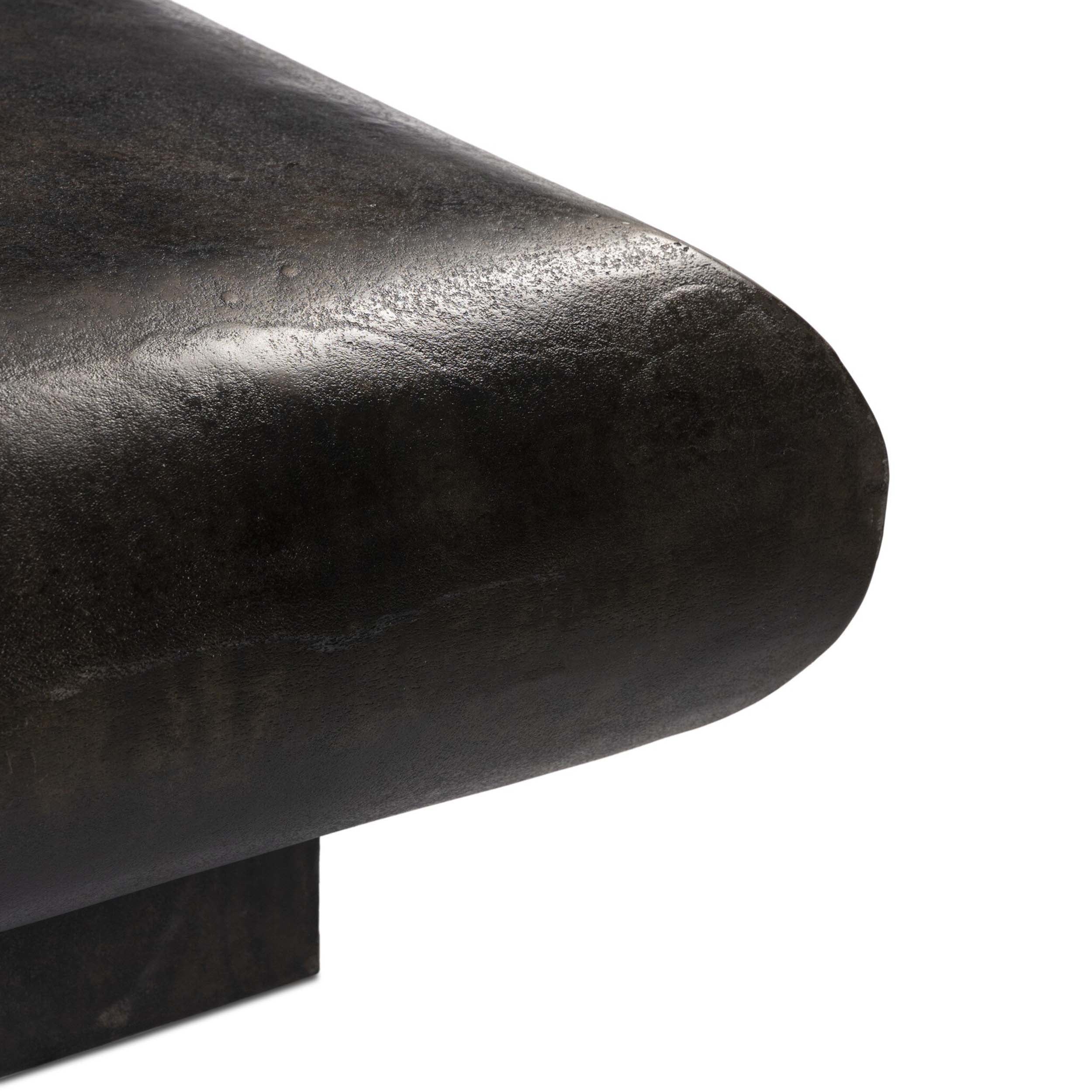 Ambra Outdoor Coffee Table, Distressed Bronze