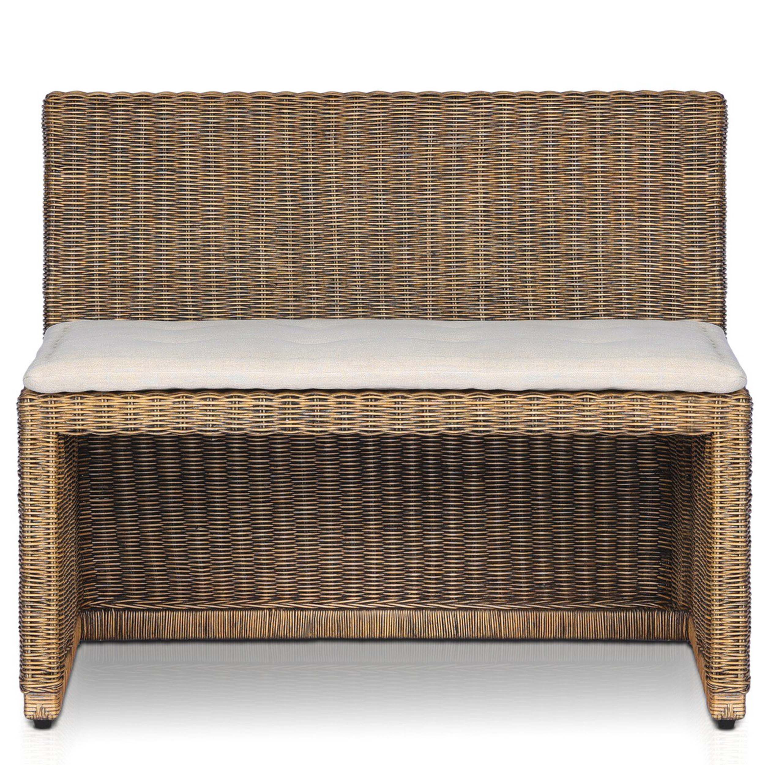 Build Your Own: Senna Woven Dining Banquette, Broadway Dune, Dining Chair and A Half