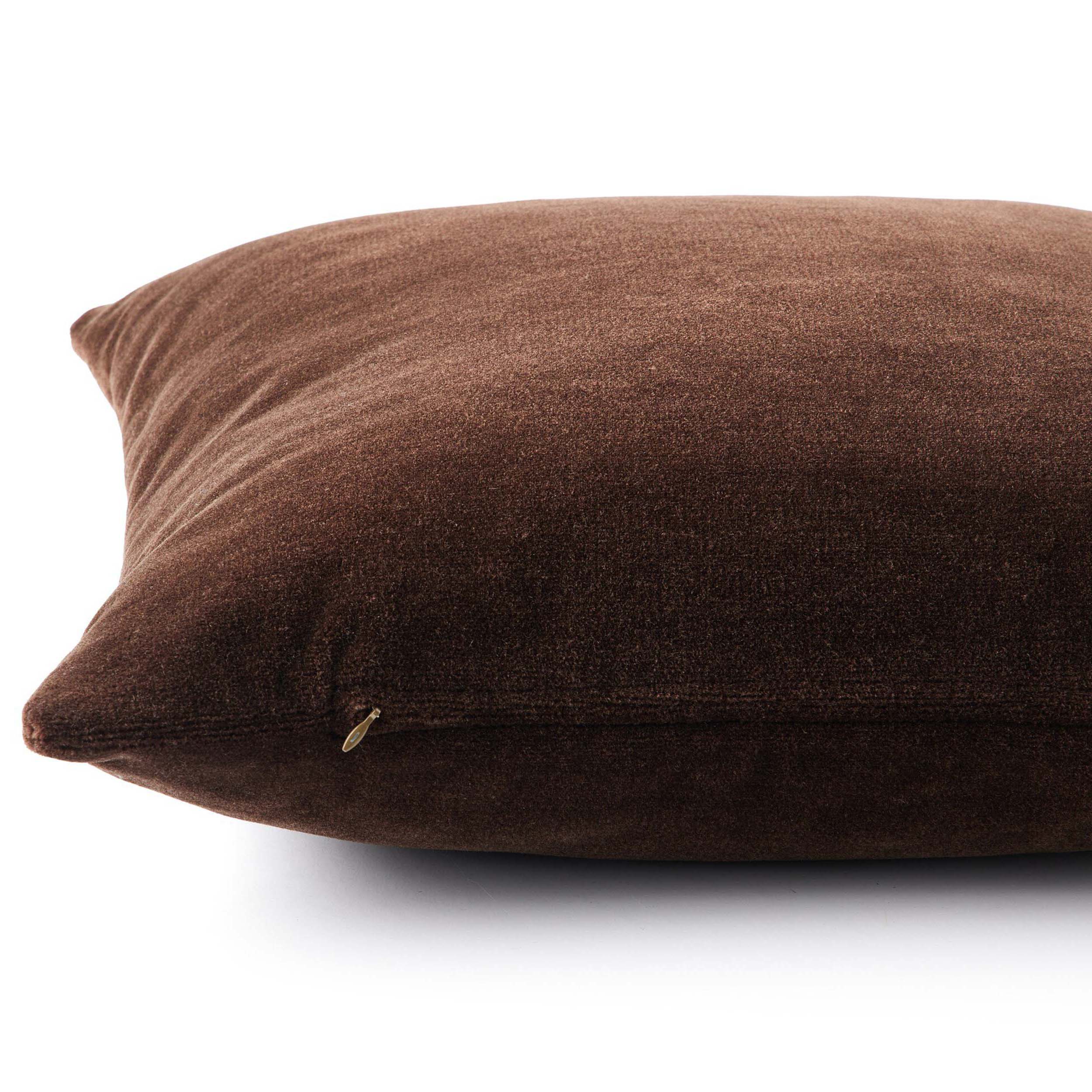 Bridger Pillow, Monte Chocolate, Cover + Insert