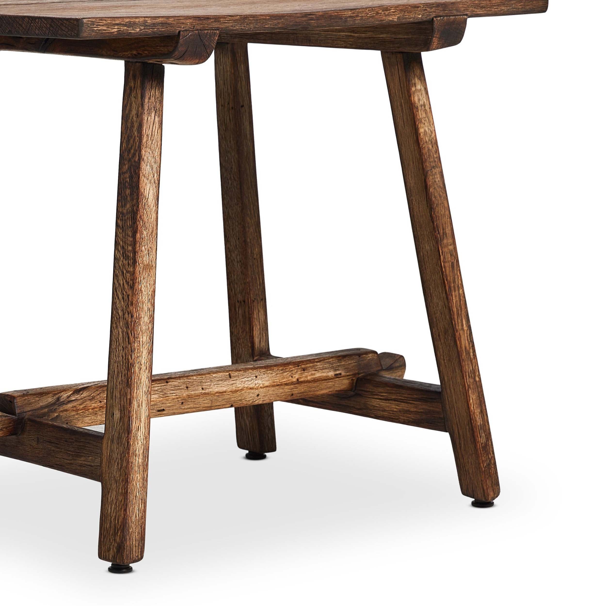 Elio End Table, Burnt Bleached Oak