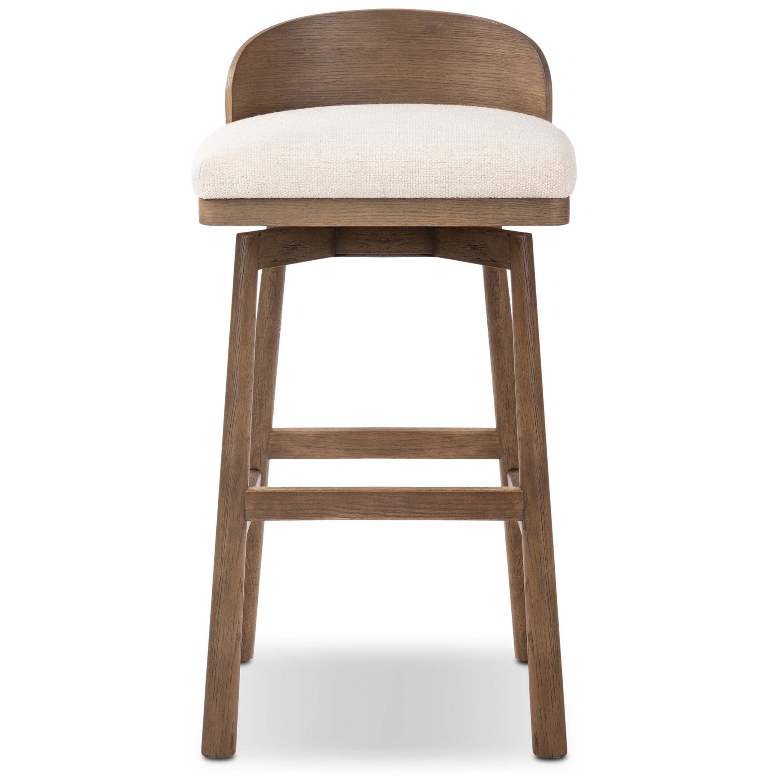 Cloris Swivel Bar + Counter Stool, Thames Cream