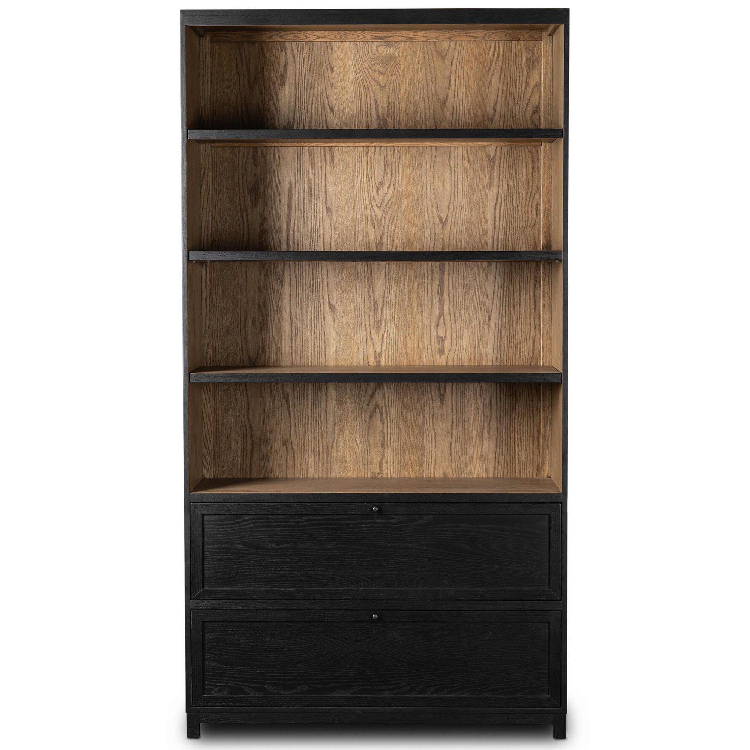 Millie Bookcase, Drifted Matte Black