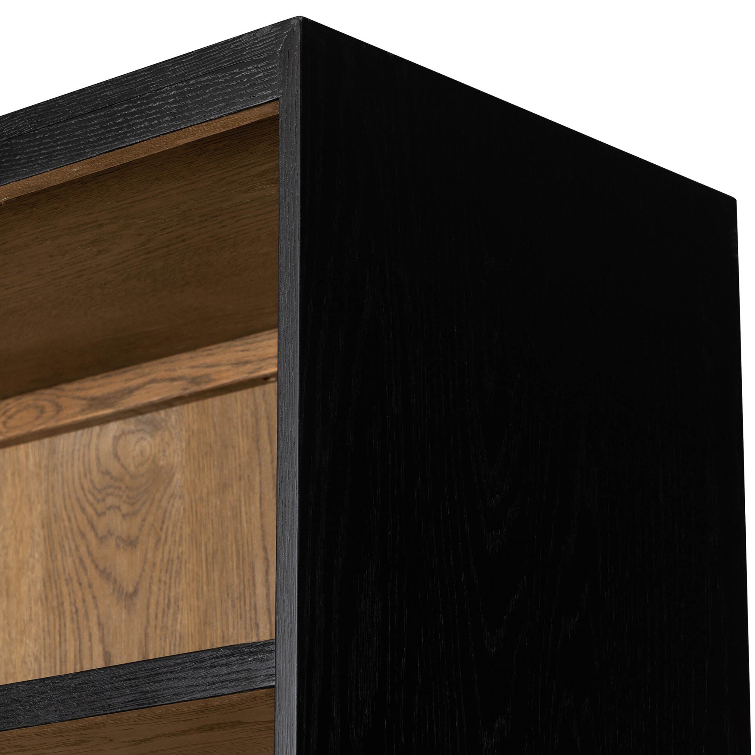 Millie Bookcase, Drifted Matte Black