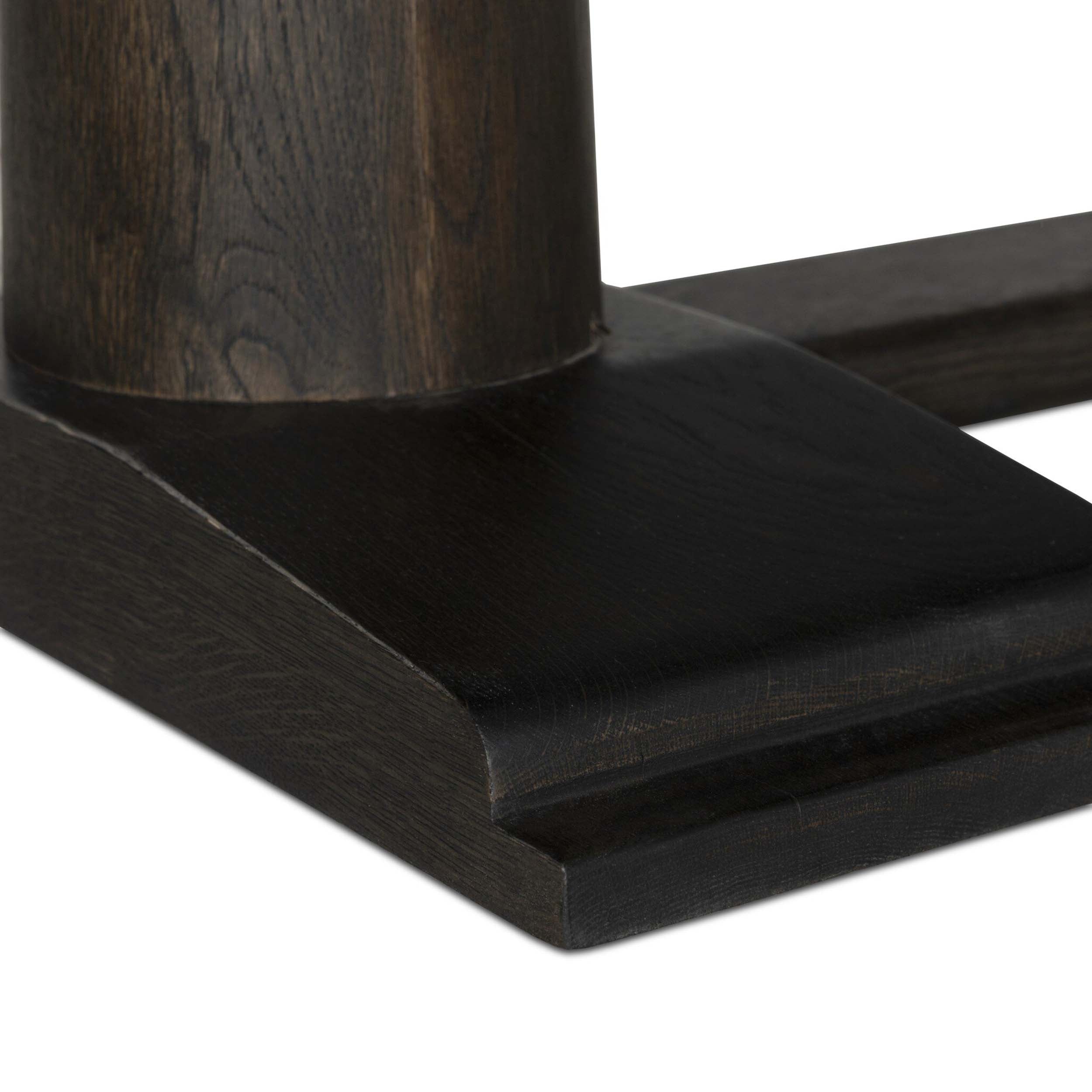Chamberlain Dining Table, Espresso Oak Veneer