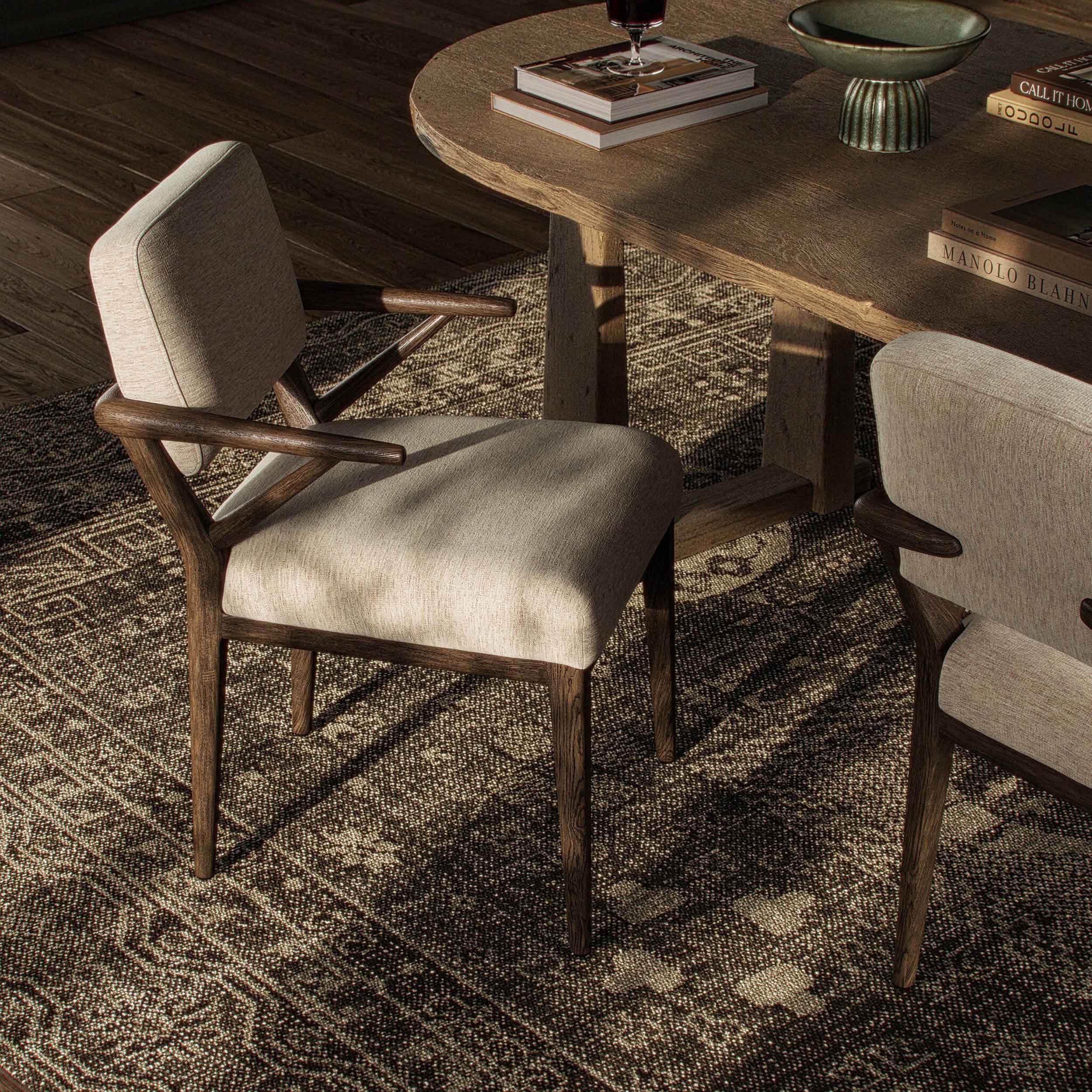 Deidre Dining Chair, Crypton Nomad Snow