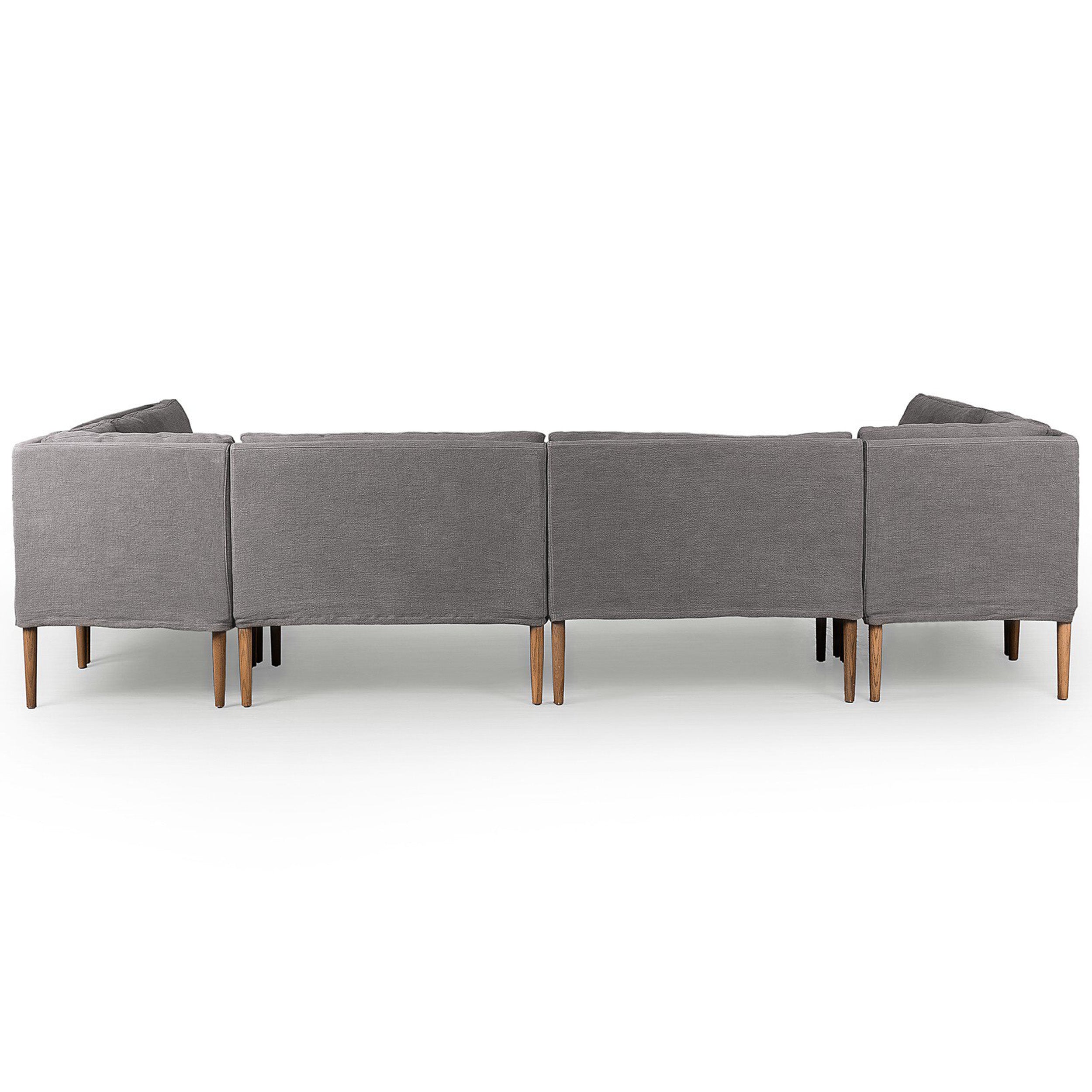 Aurelia Dining Banquette U Shape, Broadway Denim