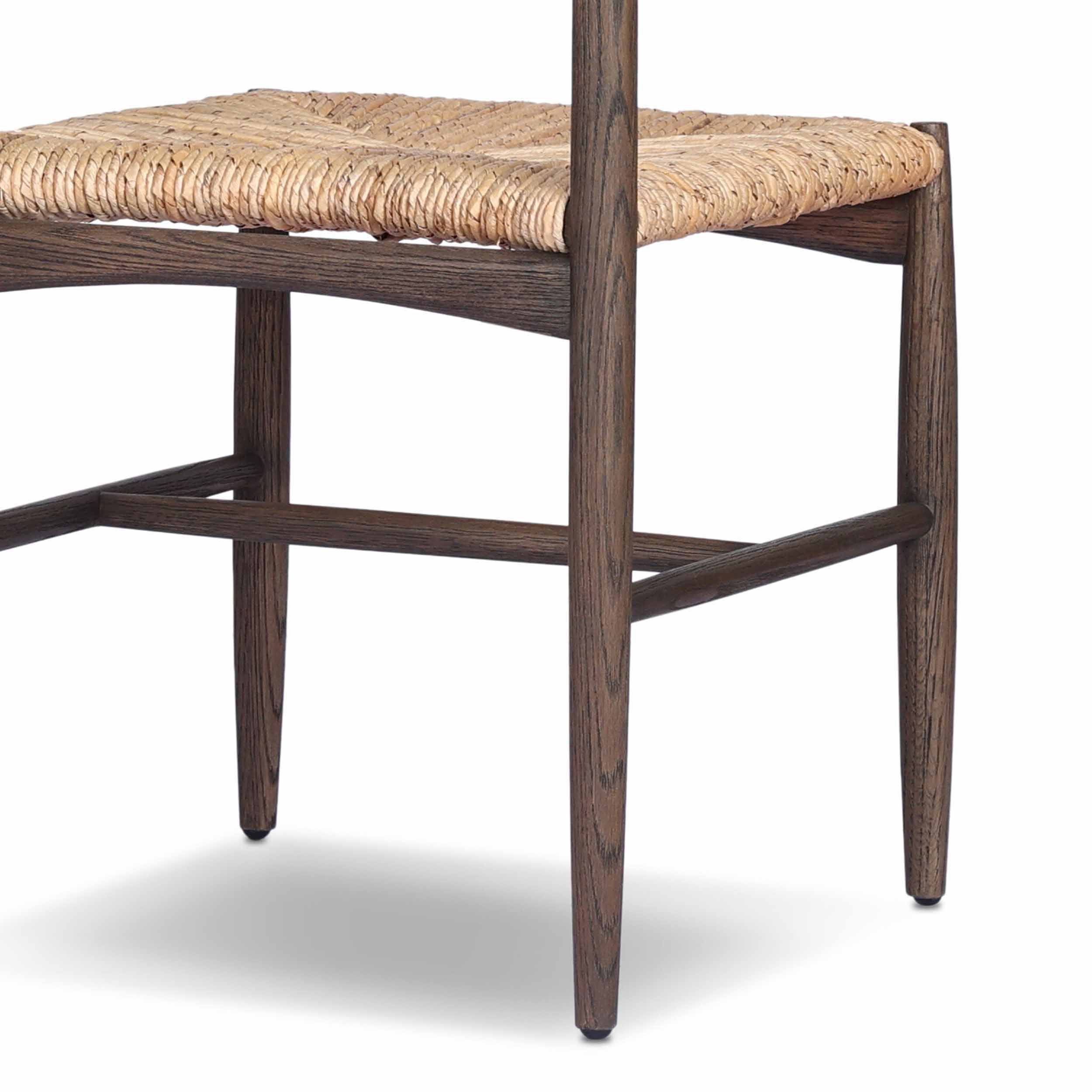 Jovan Dining Chair, Stained Saddle Brown