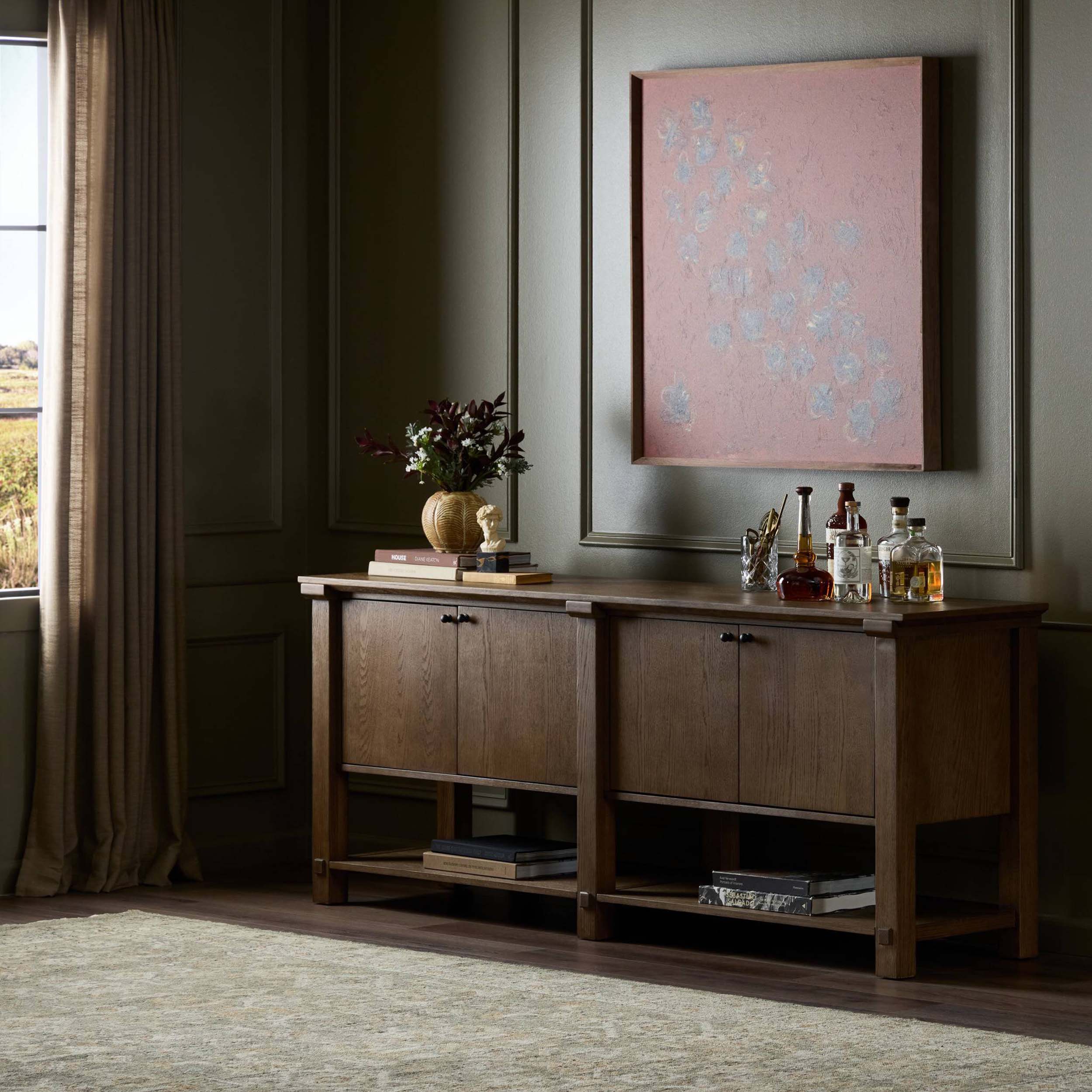 Gardendale Sideboard, Tan Oak Veneer