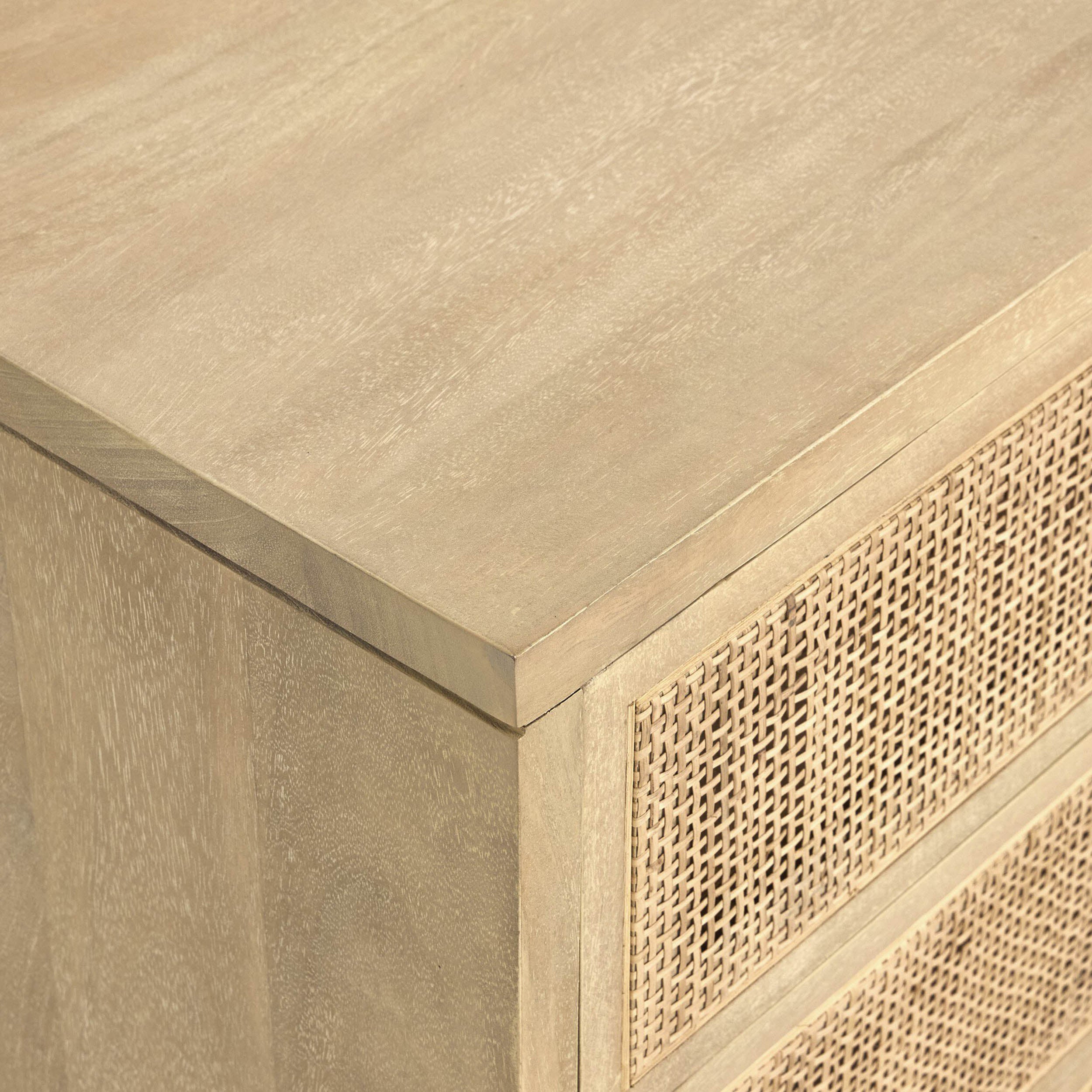 Carmel Sideboard 96", Natural Cane