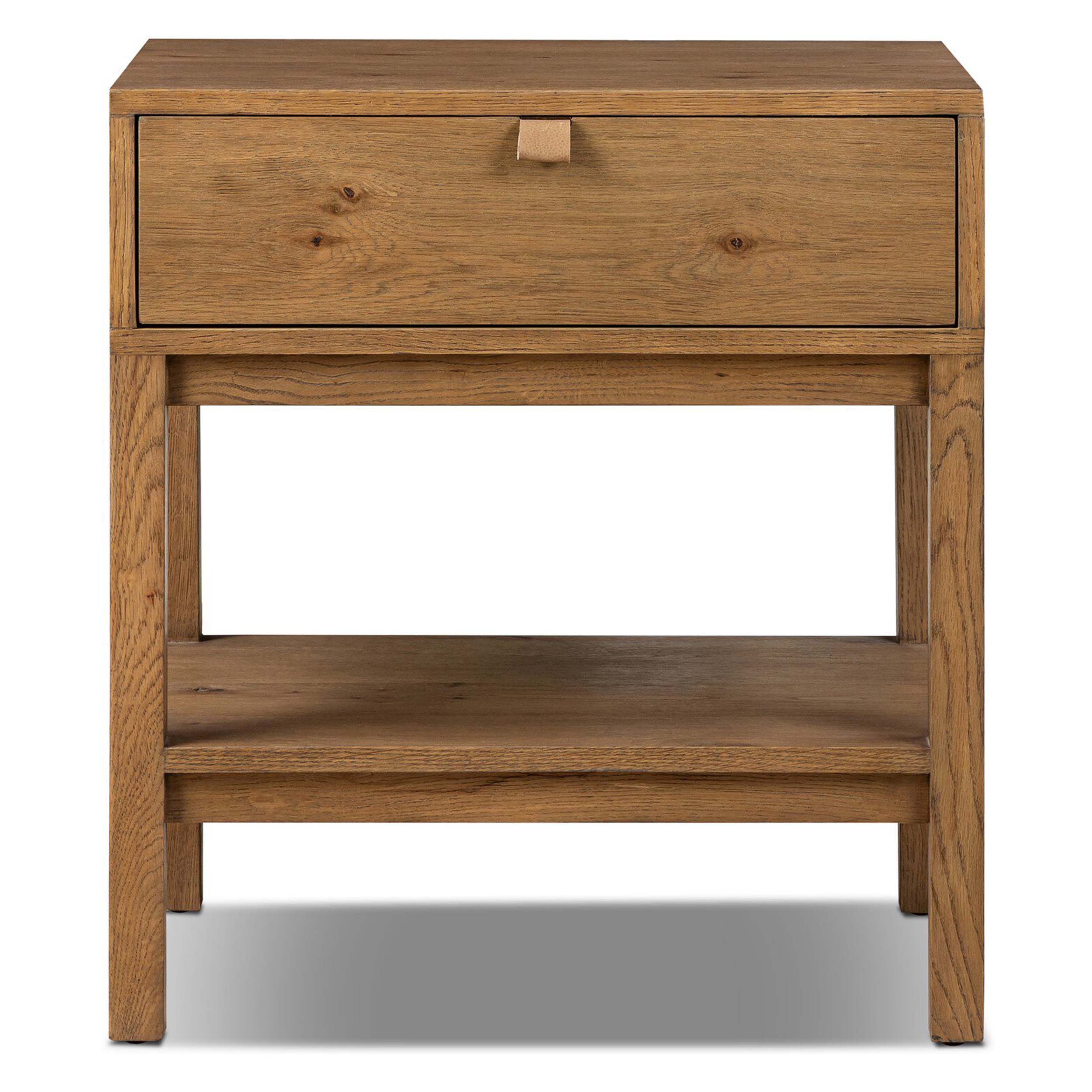 Tula Nightstand, Worn Oak Veneer