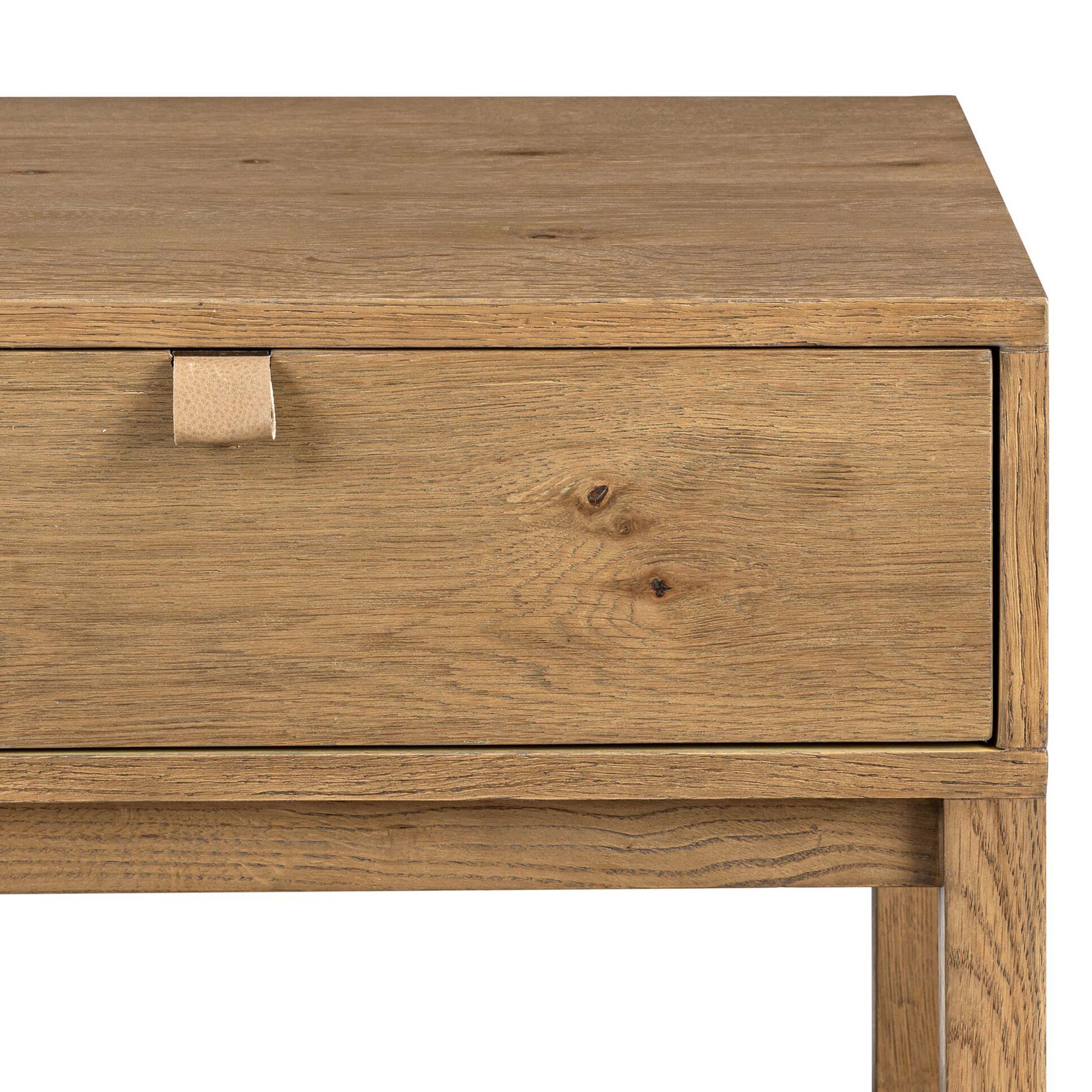 Tula Nightstand, Worn Oak Veneer