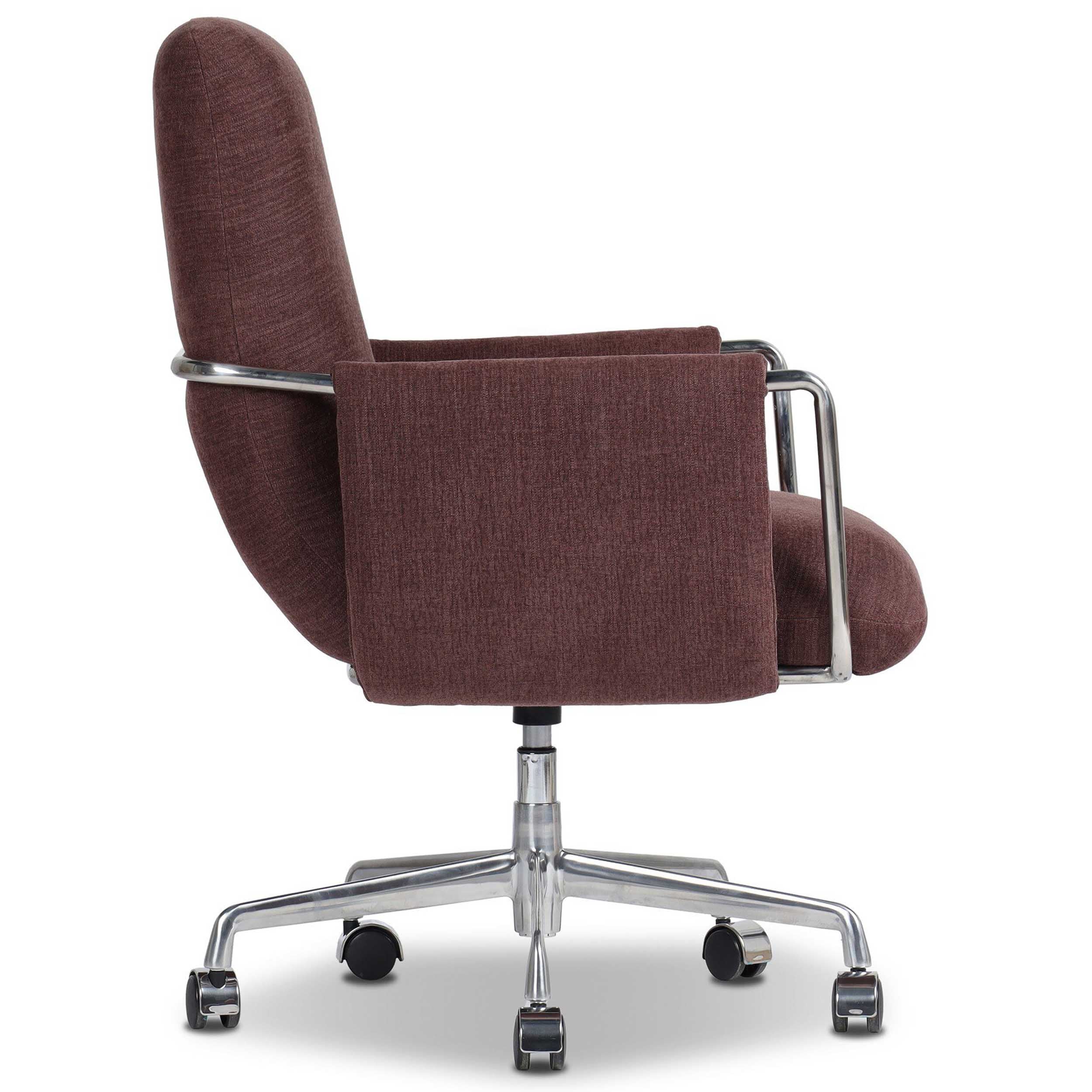 Sherman Lowback Desk Chair, Laughlin Plum