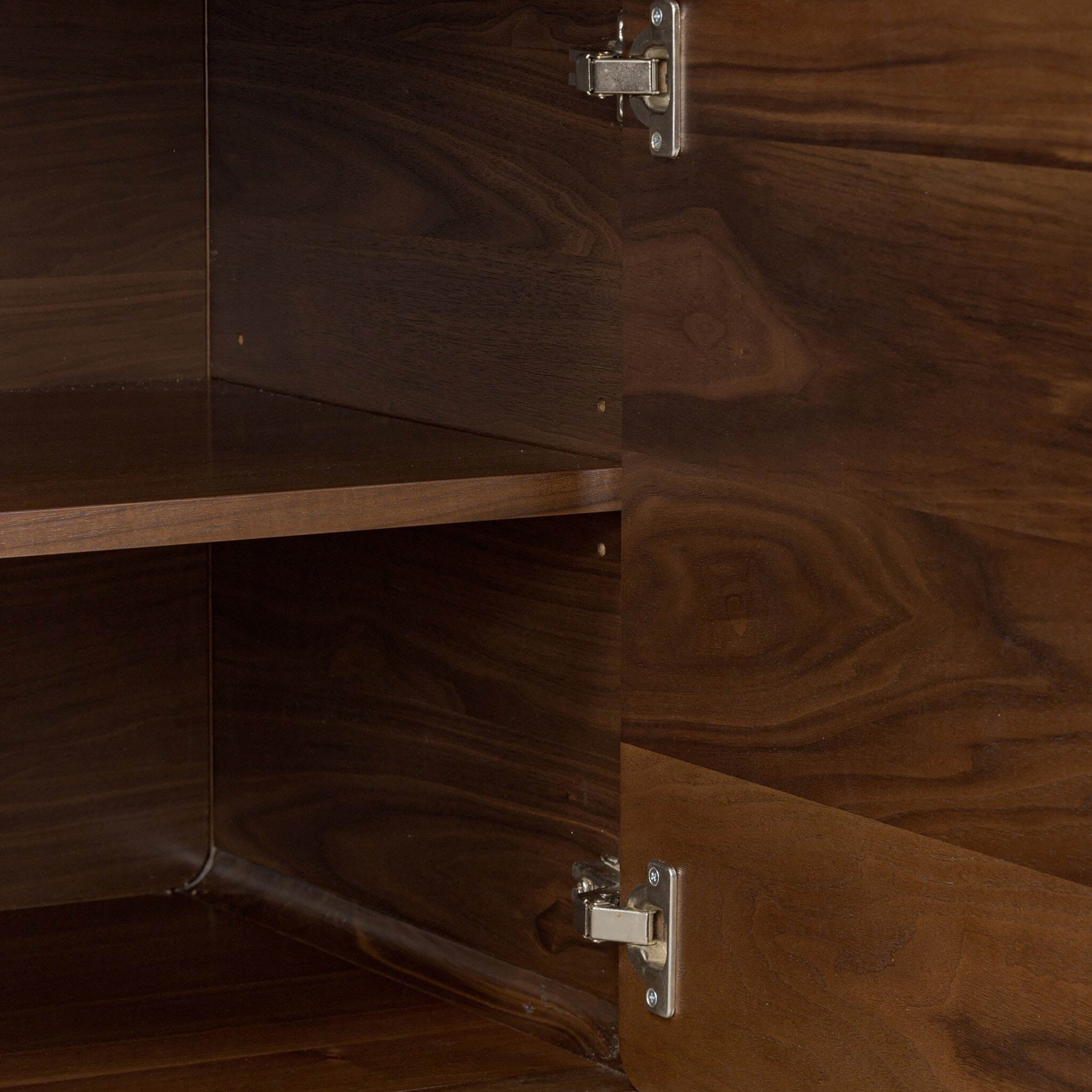 Hawkes Bookcase, Dark Walnut Solid