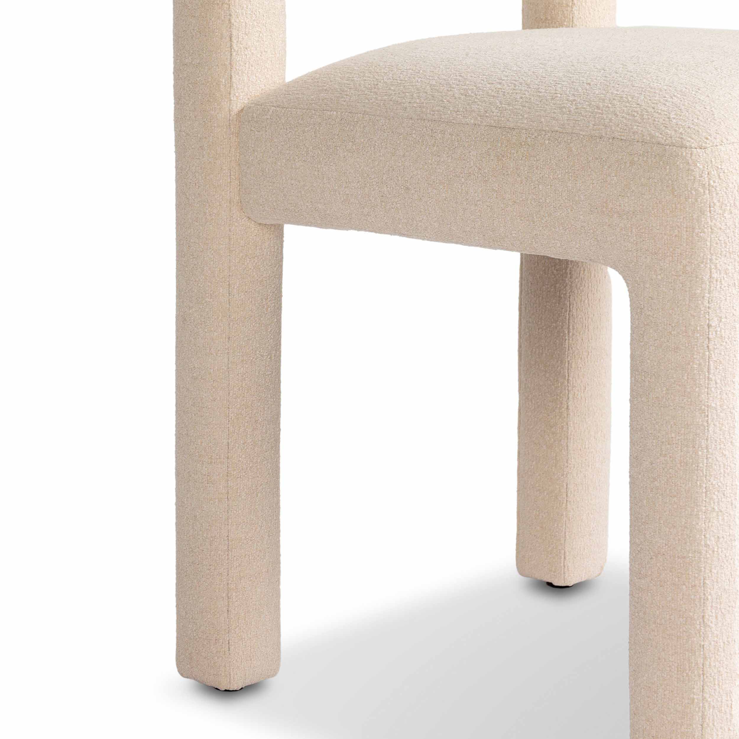 Rodin Dining Chair, Crypton Wayfarer Snow