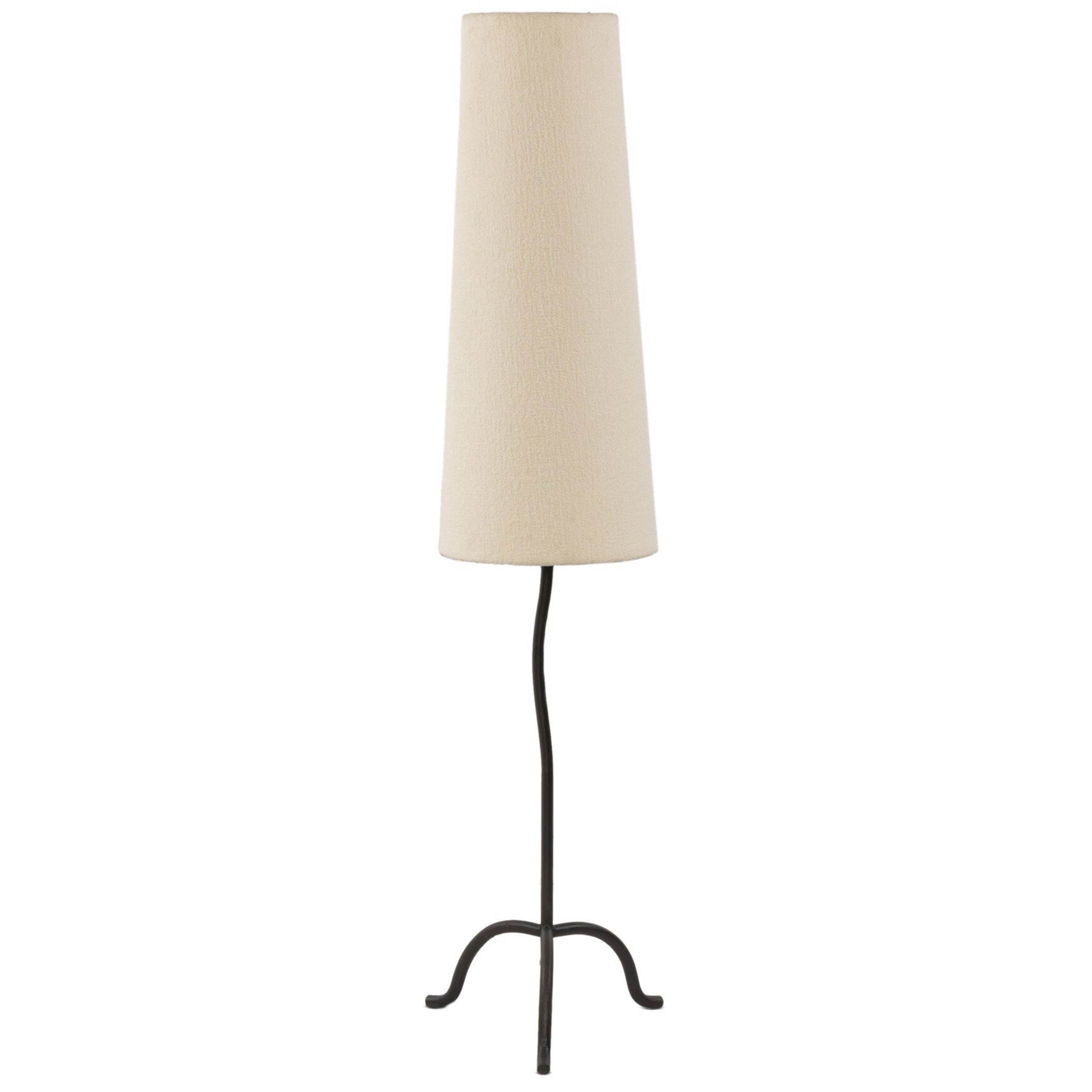 Selby Floor Lamp, Black Wrought Iron