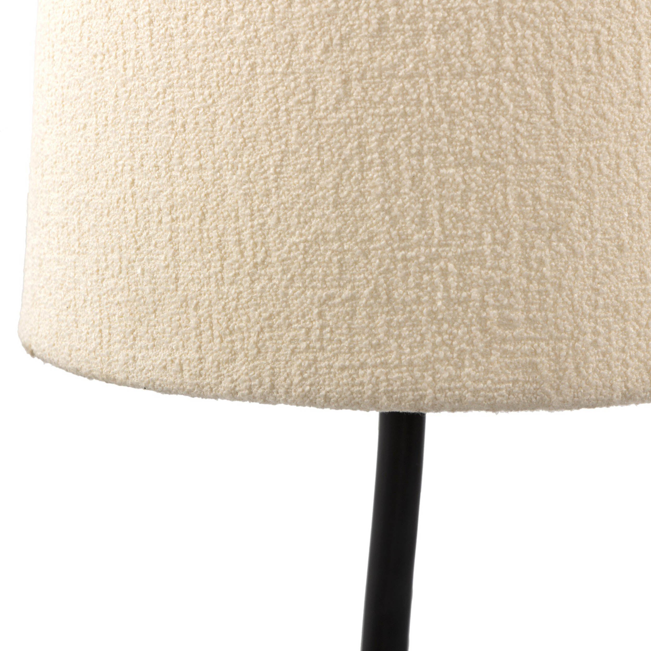 Selby Floor Lamp, Black Wrought Iron
