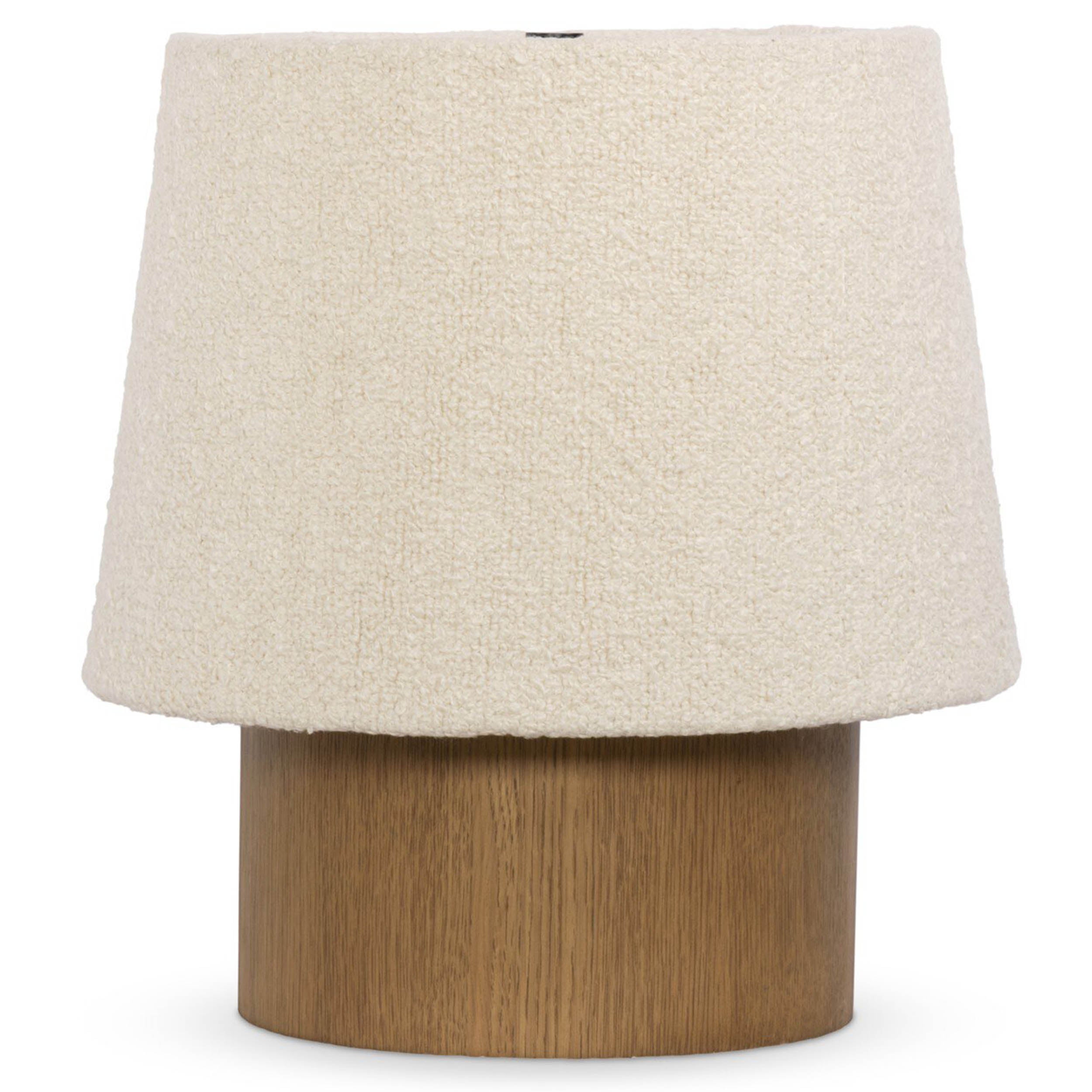 Kenoa Table Lamp, Light Smoked Oak Veneer