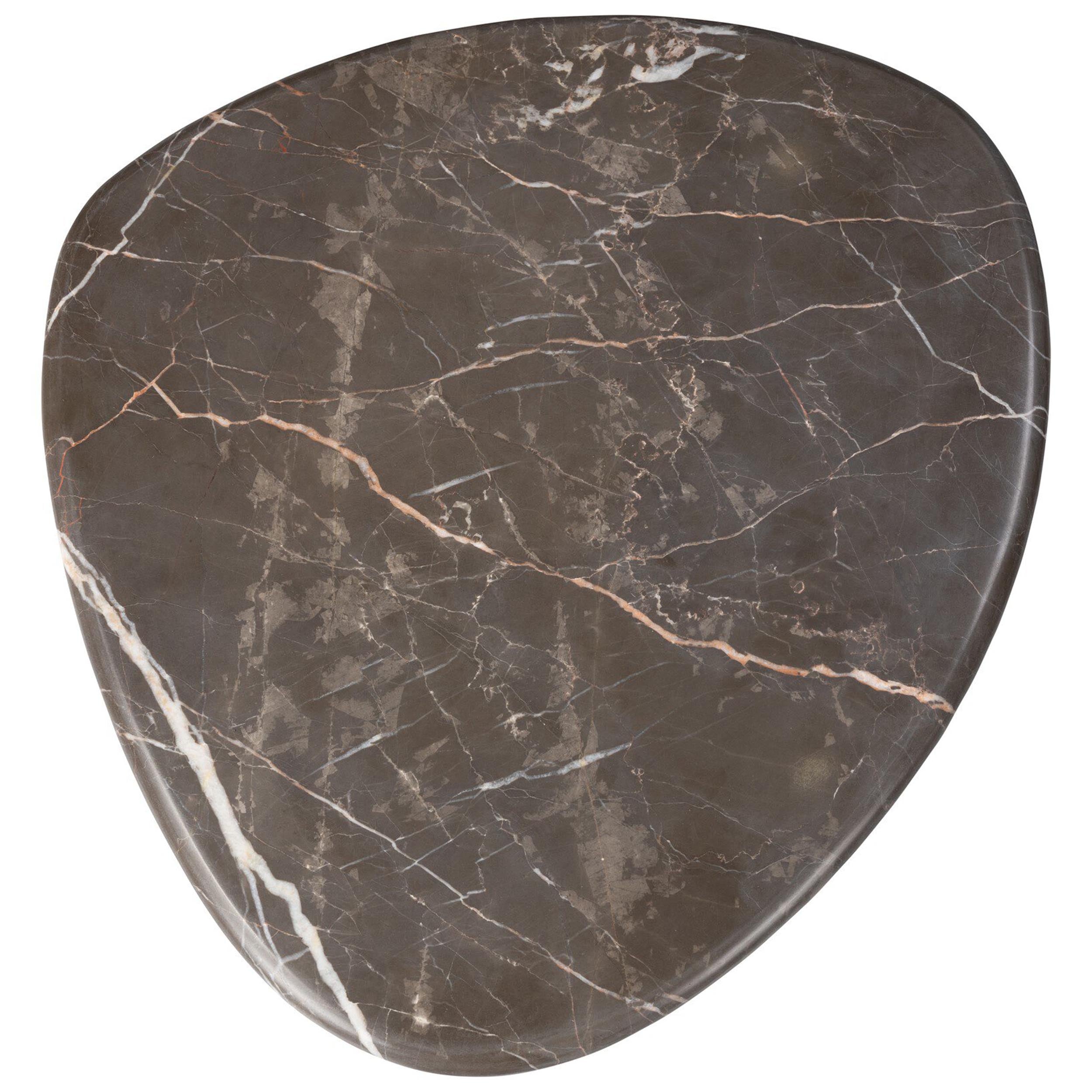 Kovo Nesting End Tables, Warm Grey Marble