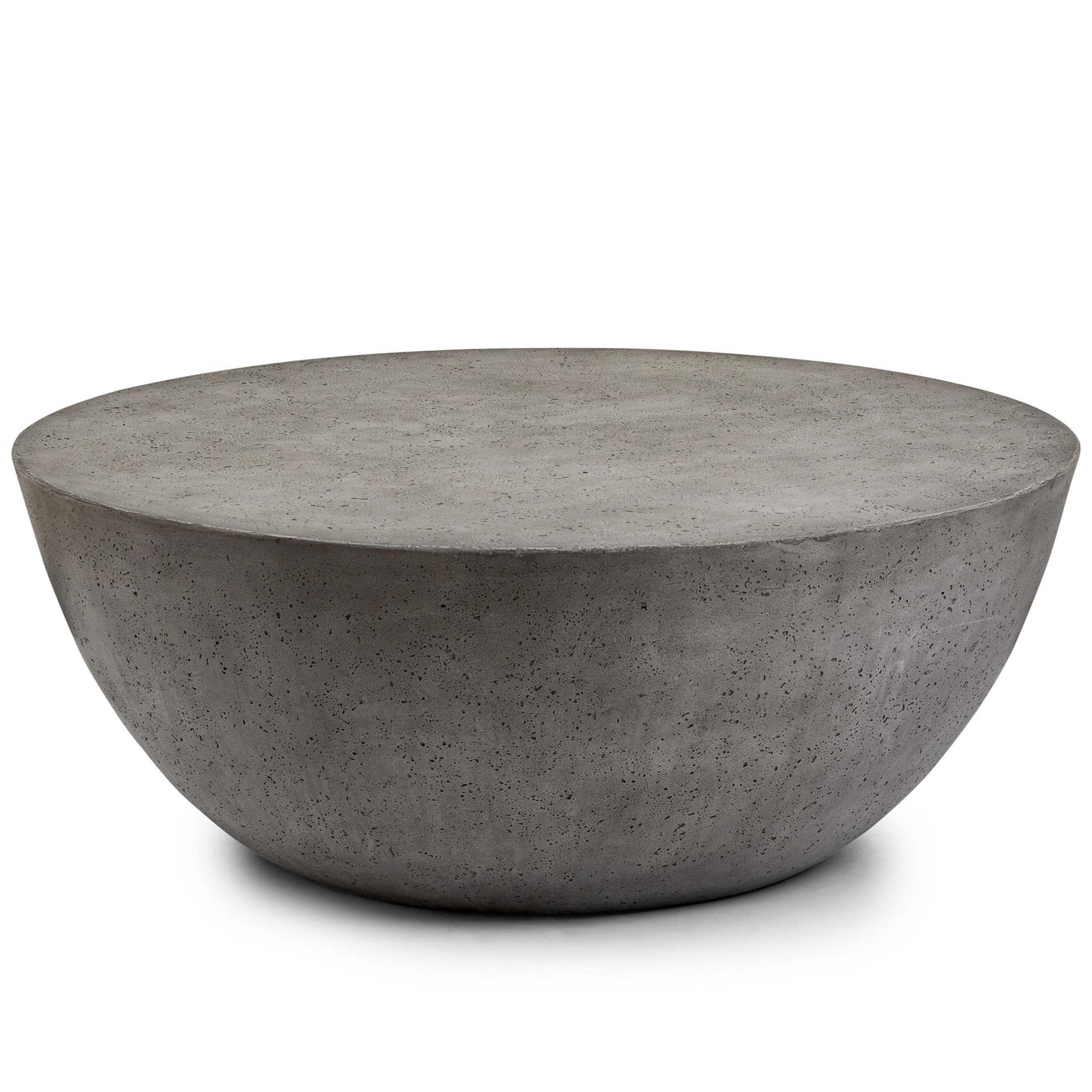 Boula Outdoor Coffee Table, Aged Smoke Concrete