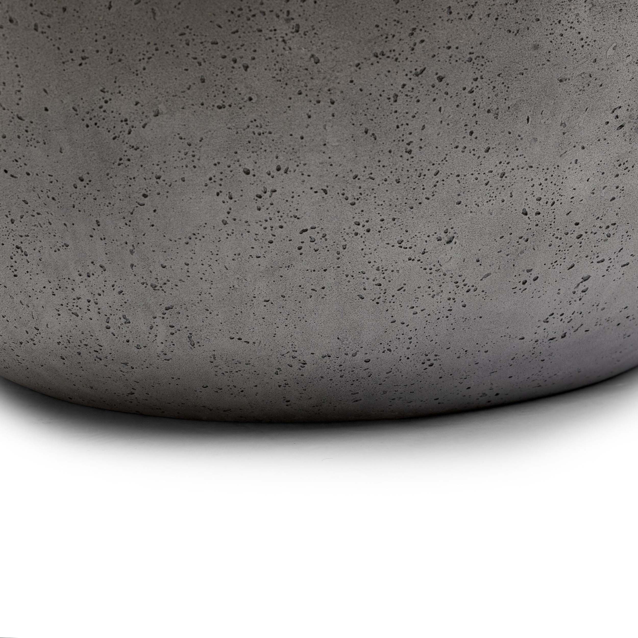Boula Outdoor Coffee Table, Aged Smoke Concrete