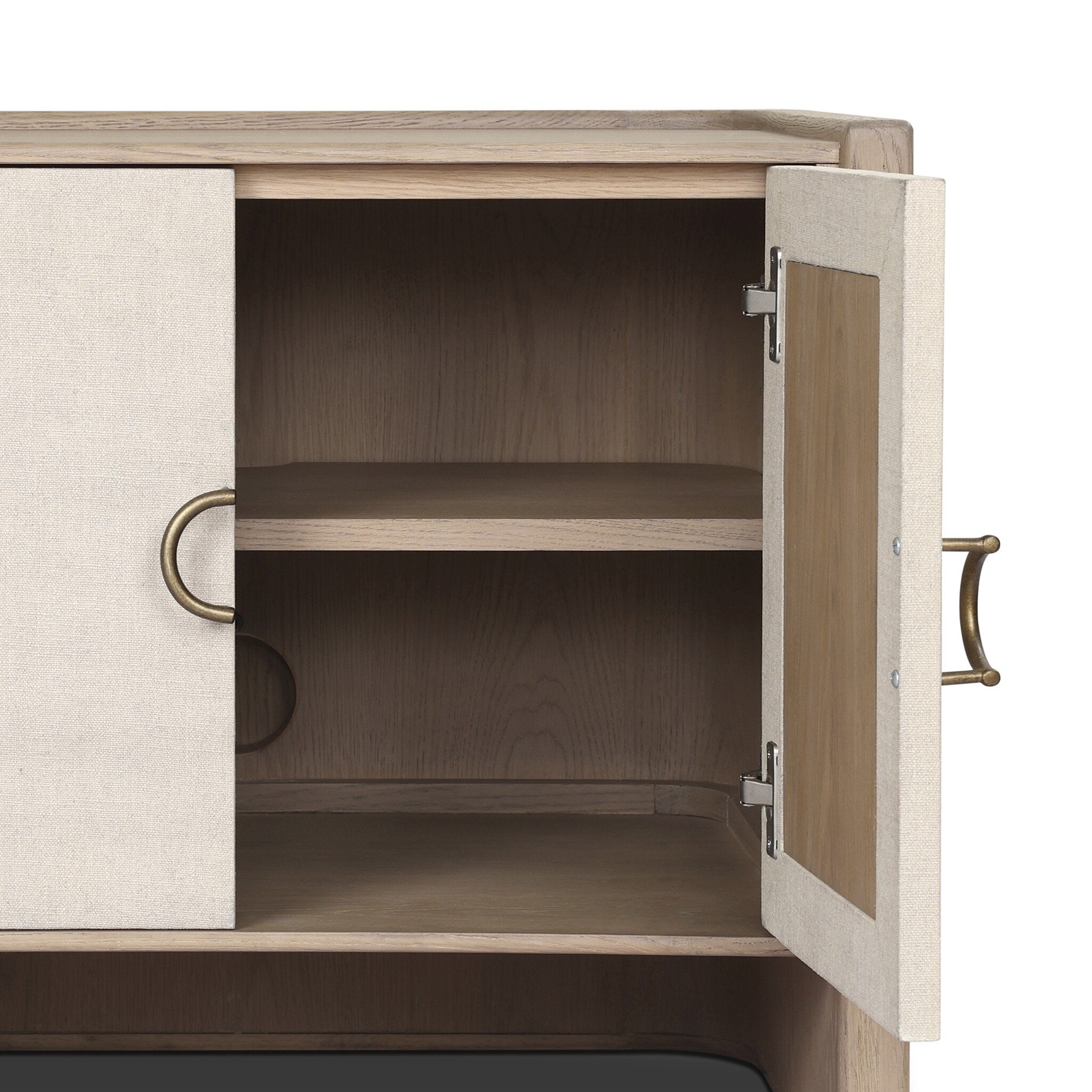 Kiran Nightstand, Sandy Oak Veneer