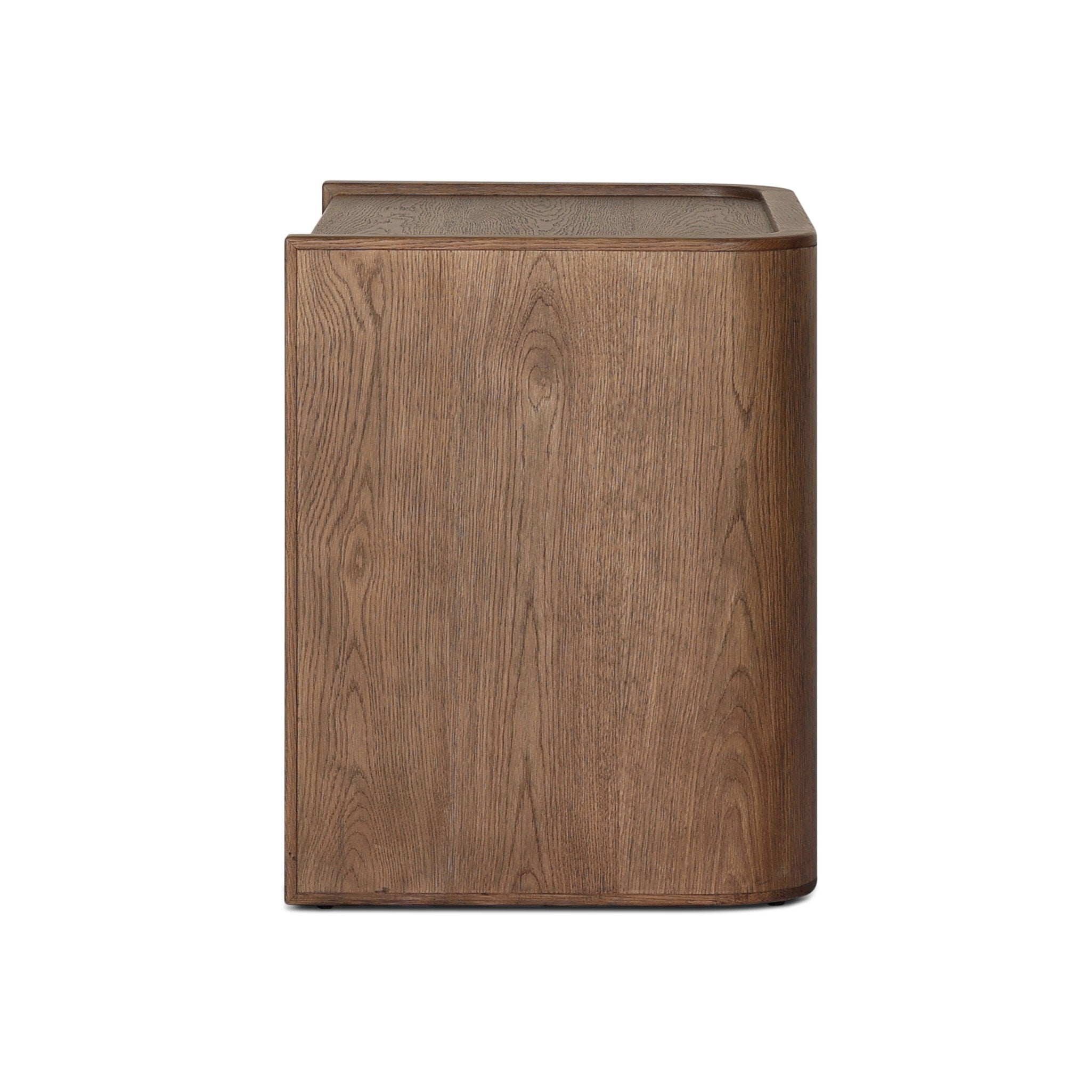 Kiran Nightstand, Amber Oak Veneer