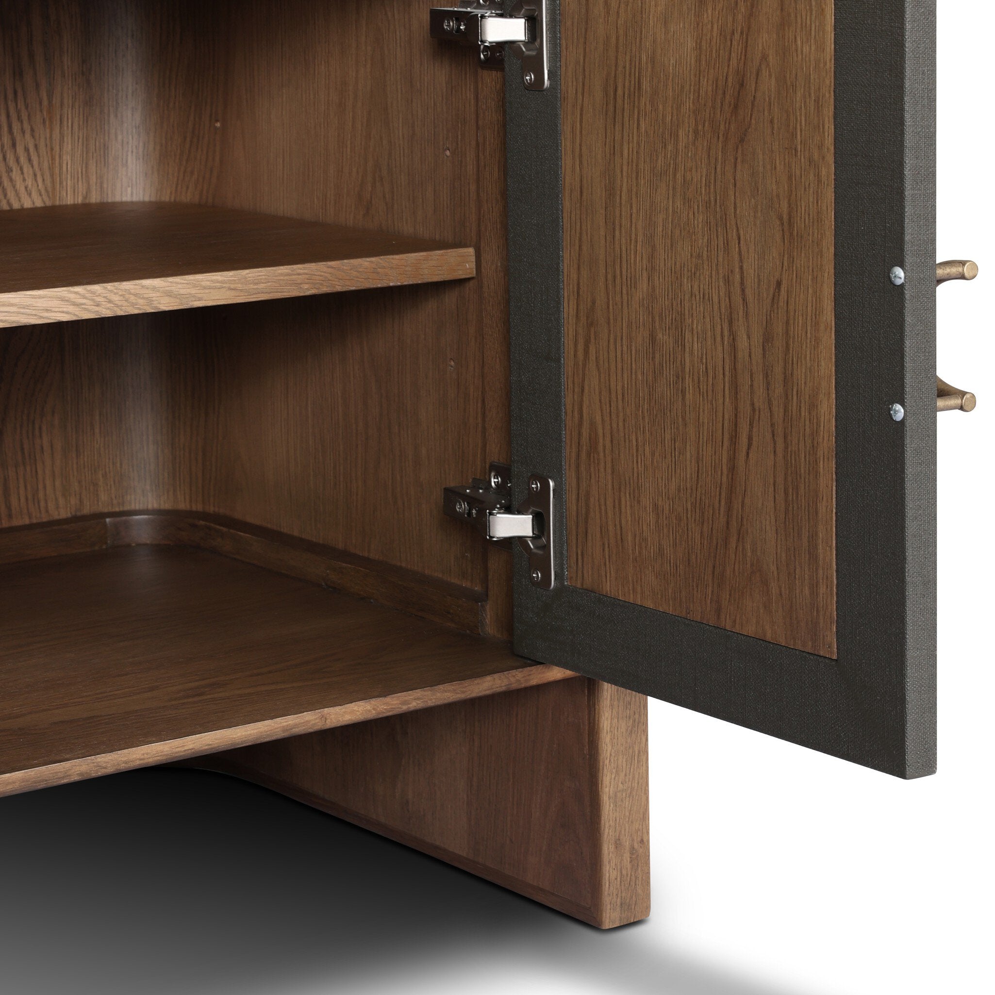 Kiran Nightstand, Amber Oak Veneer