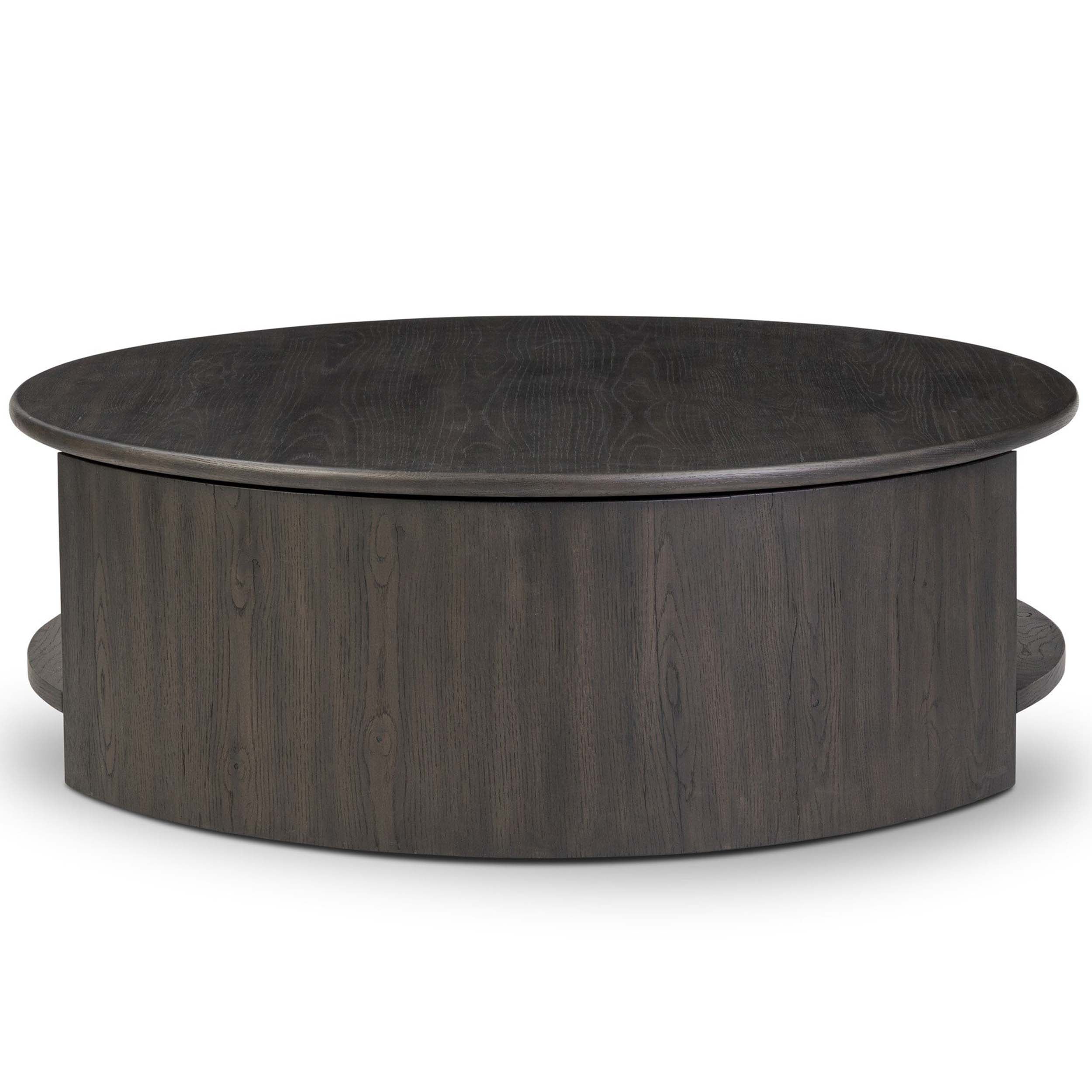 Farrow Coffee Table, Smoked Black Veneer