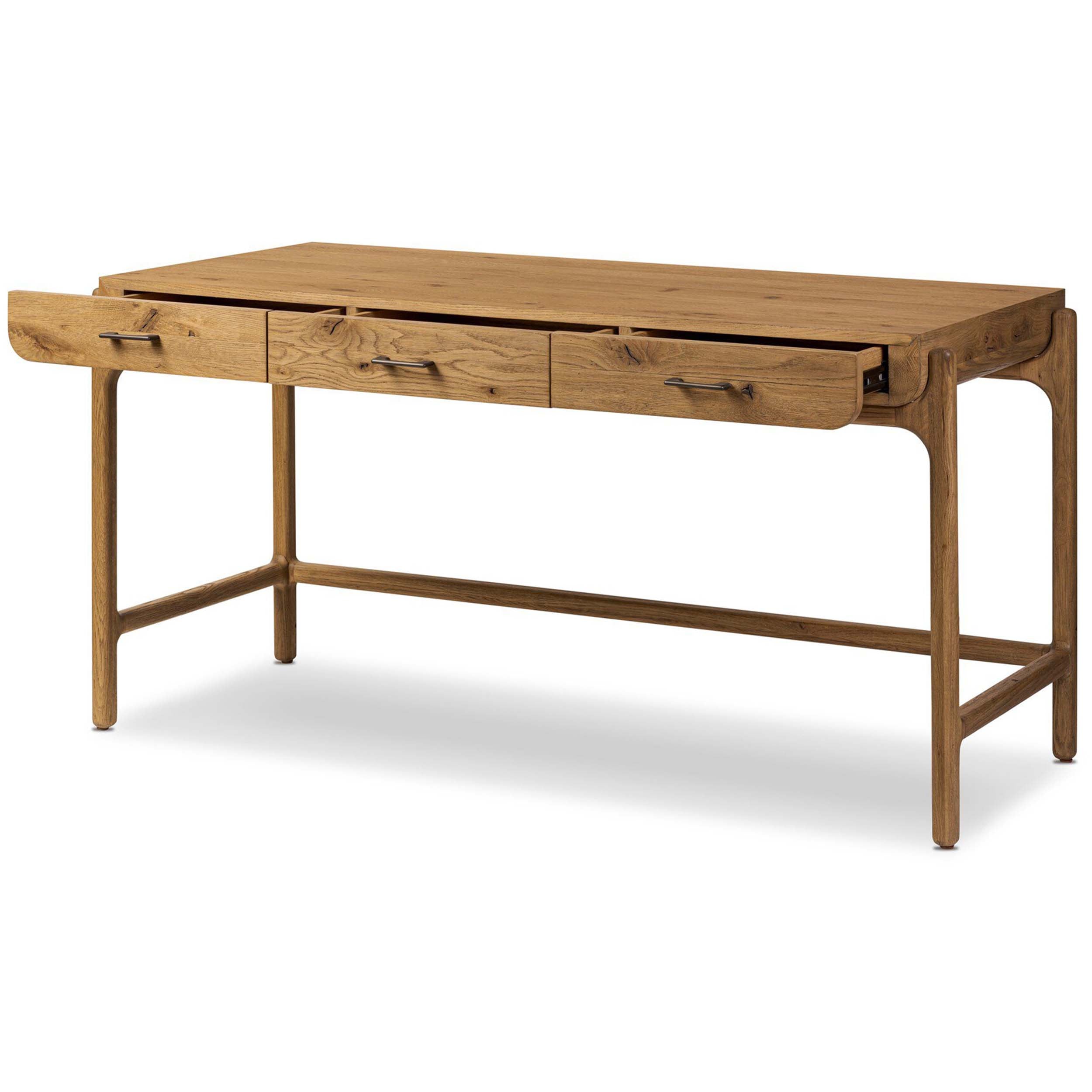 Bloomfield Desk, Resawn Worn Oak