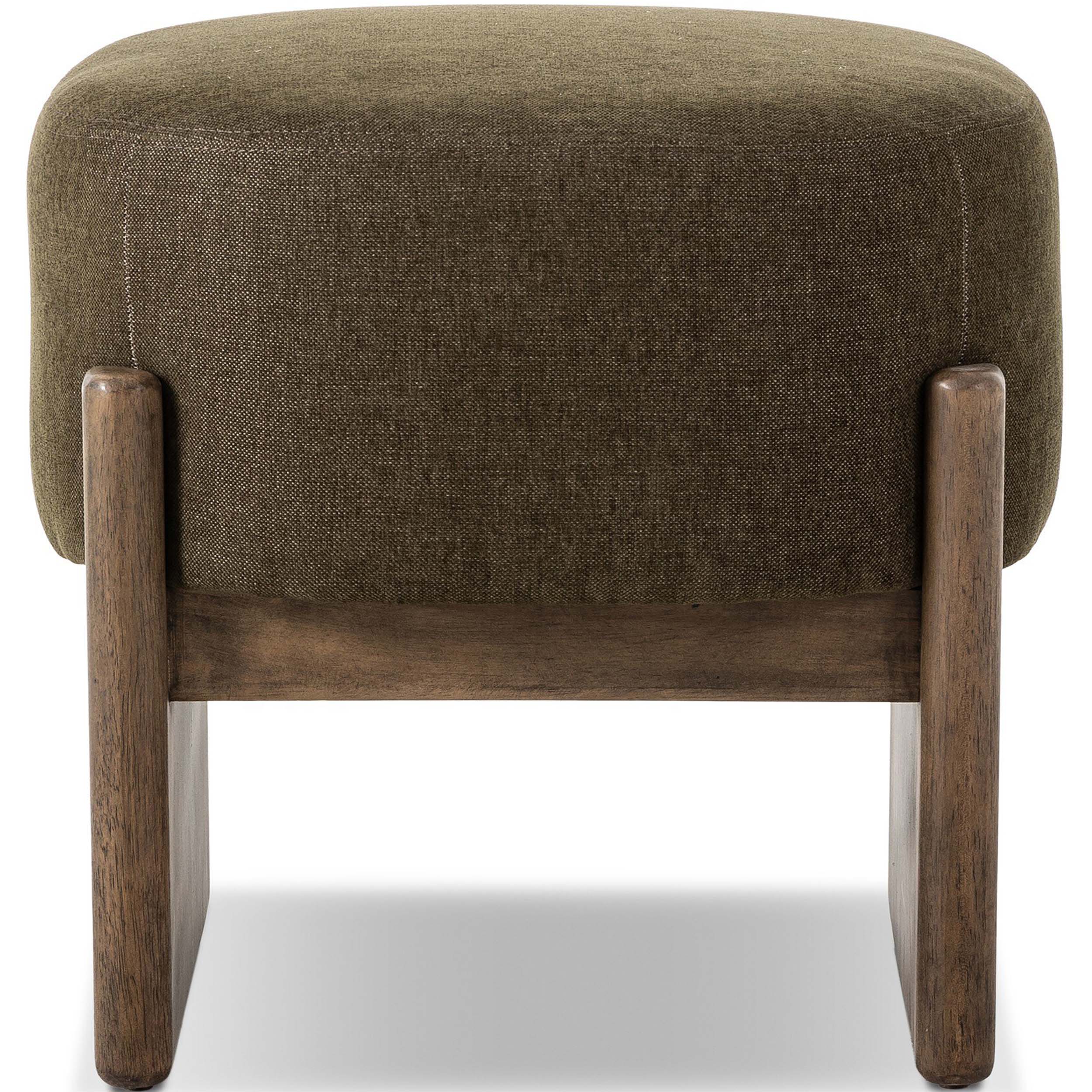 Kirby Accent Stool, Sutton Olive