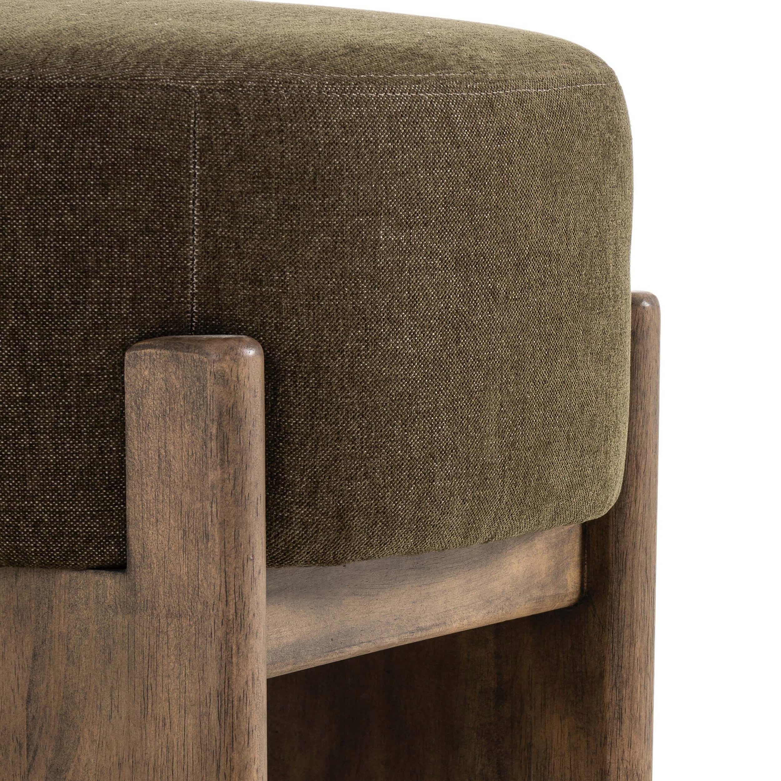 Kirby Accent Stool, Sutton Olive